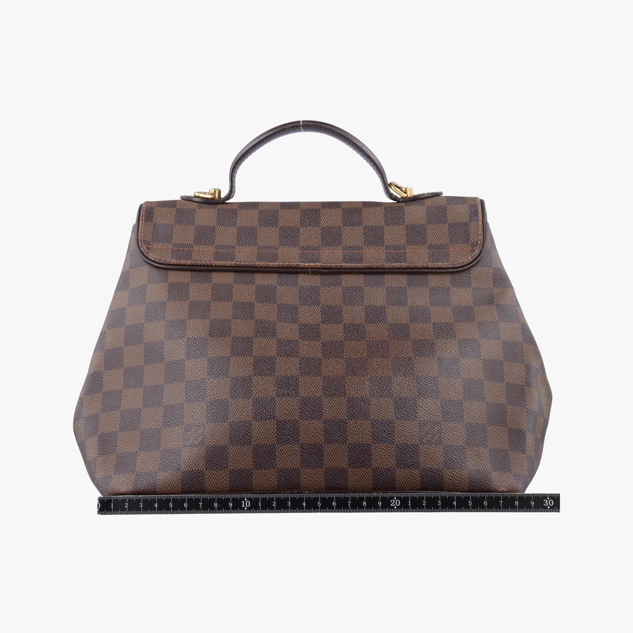 Pre-owned Louis Vuitton BERGAMO MM EBENE Damier Canvas N41168 shoulderbag | stylenewstar