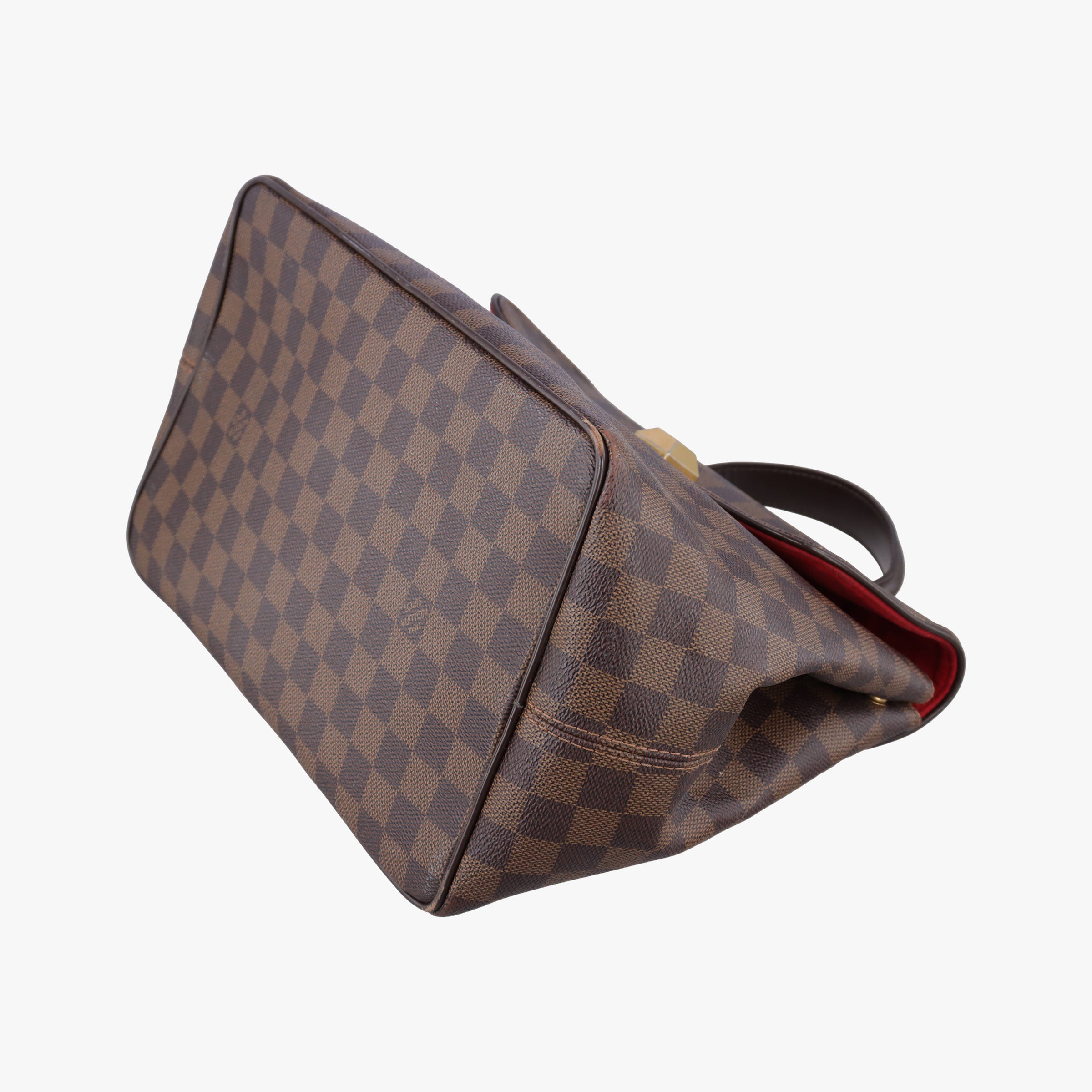 Pre-owned Louis Vuitton BERGAMO MM EBENE Damier Canvas N41168 shoulderbag | stylenewstar