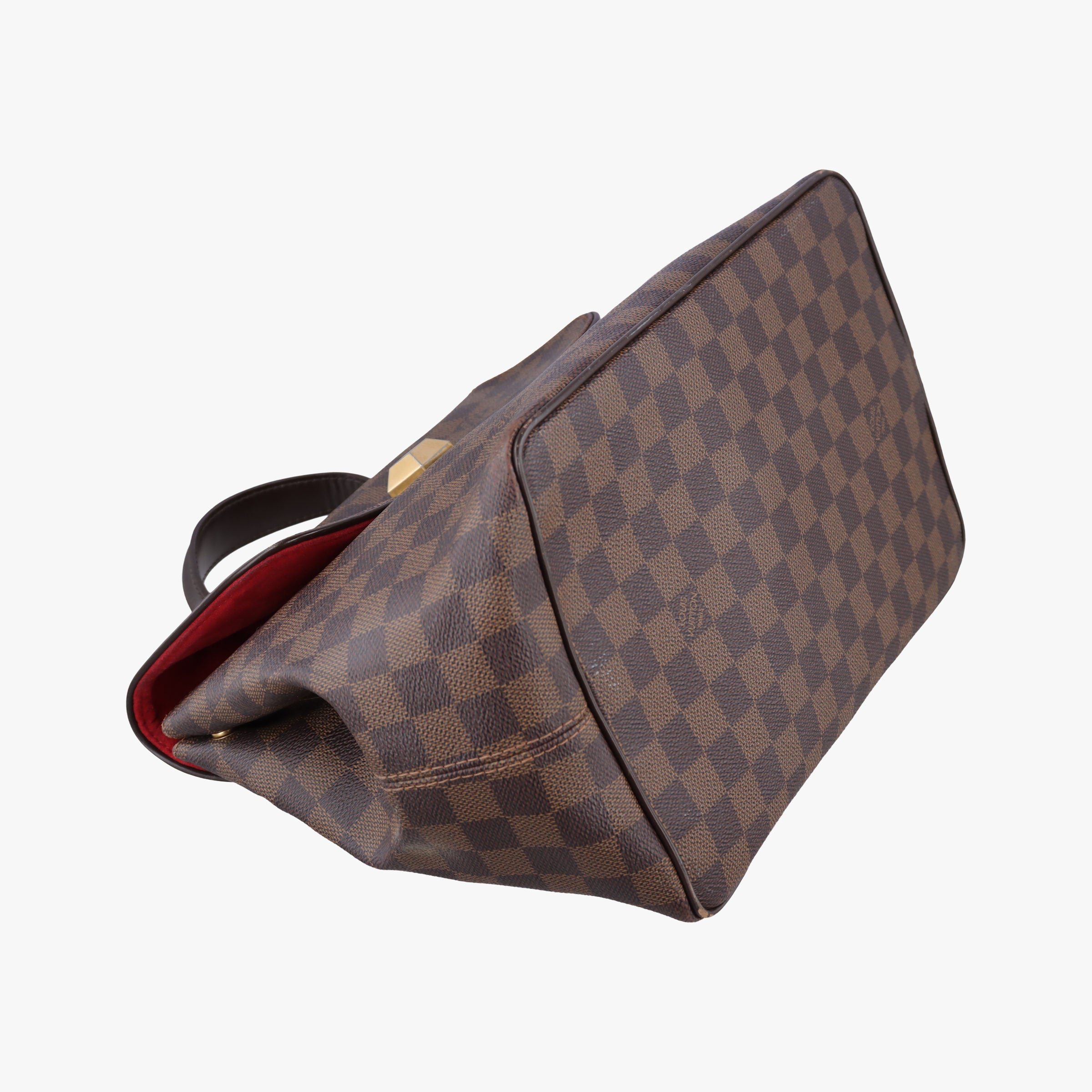 Pre-owned Louis Vuitton BERGAMO MM EBENE Damier Canvas N41168 shoulderbag | stylenewstar