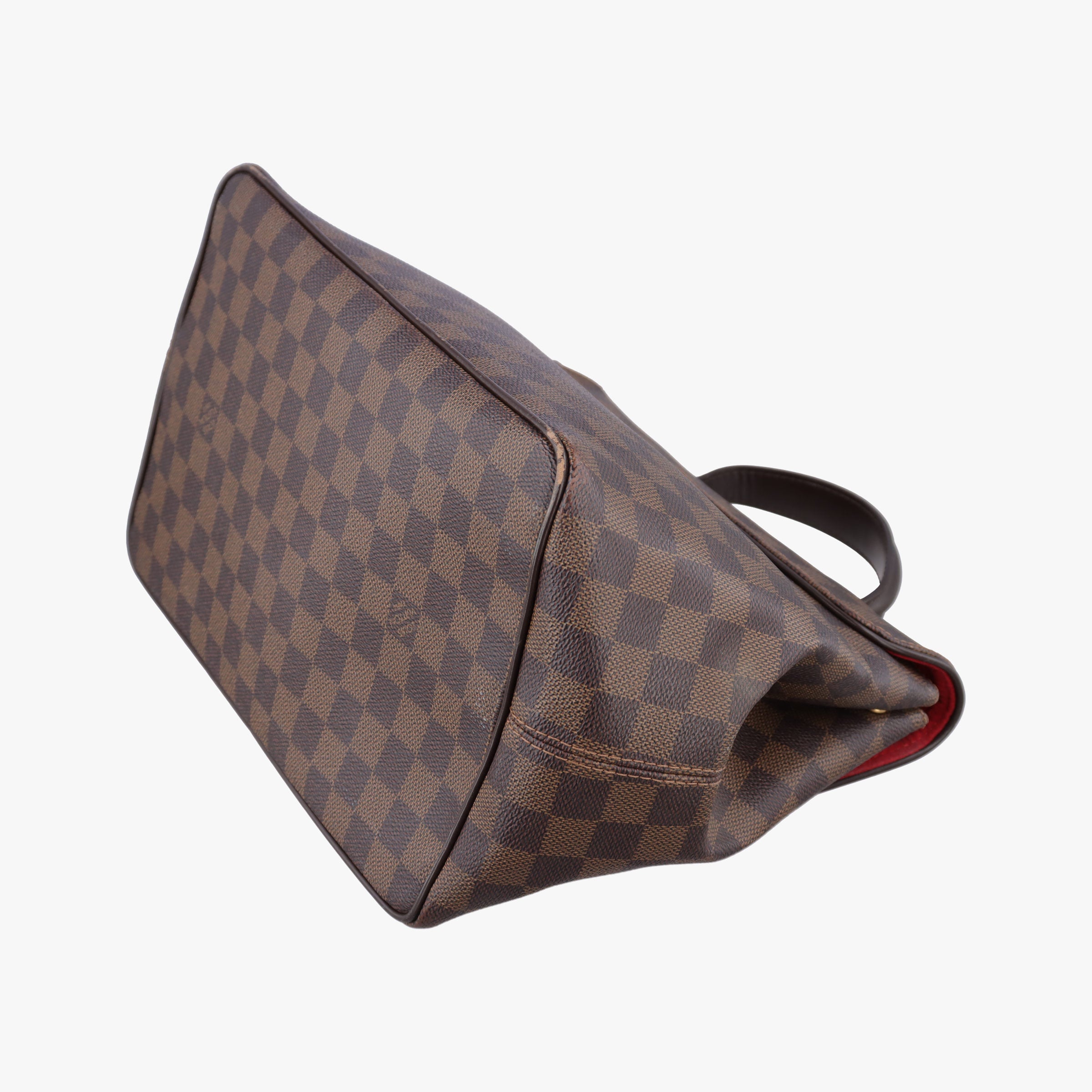 Pre-owned Louis Vuitton BERGAMO MM EBENE Damier Canvas N41168 shoulderbag | stylenewstar
