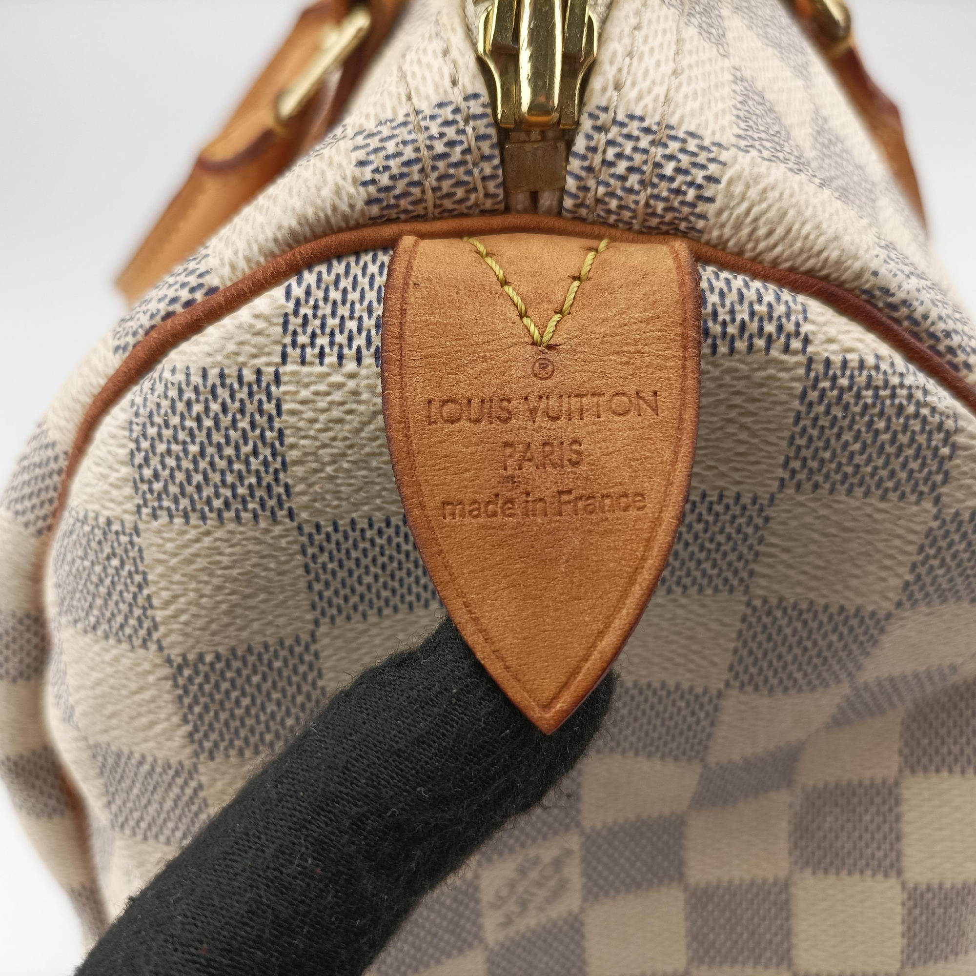 Pre-owned Louis Vuitton Speedy 30 AZUR Damier Canvas N41533 handbag | stylenewstar