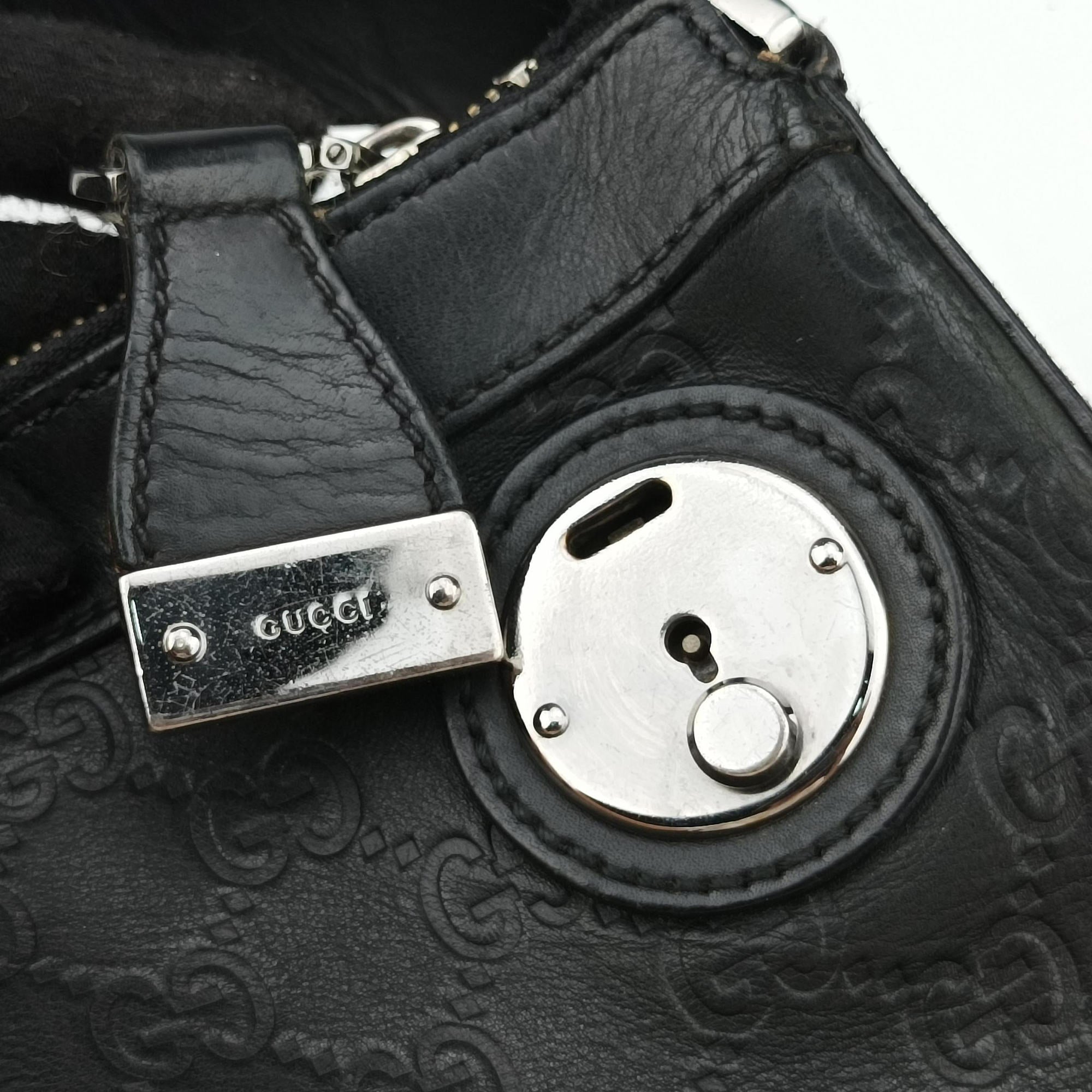 Secondhand Gucci Shima Black Leather 148476 shoulderbag | stylenewstar