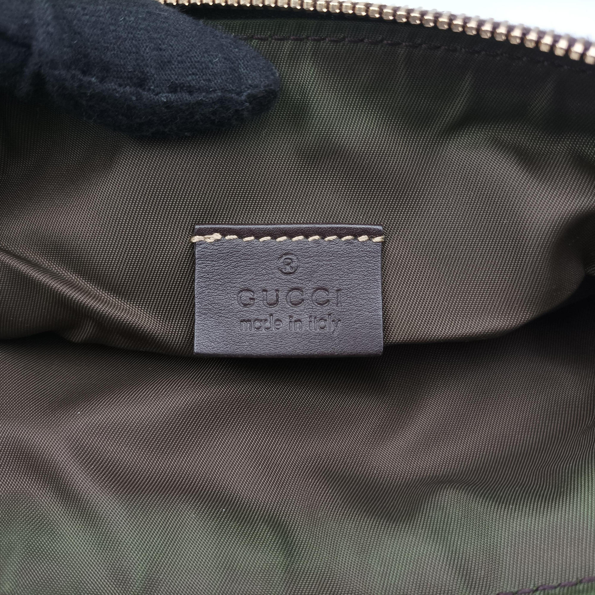 Pre-owned Gucci GG Crystal Beige×Brown coated canvas 212122 shoulderbag | stylenewstar