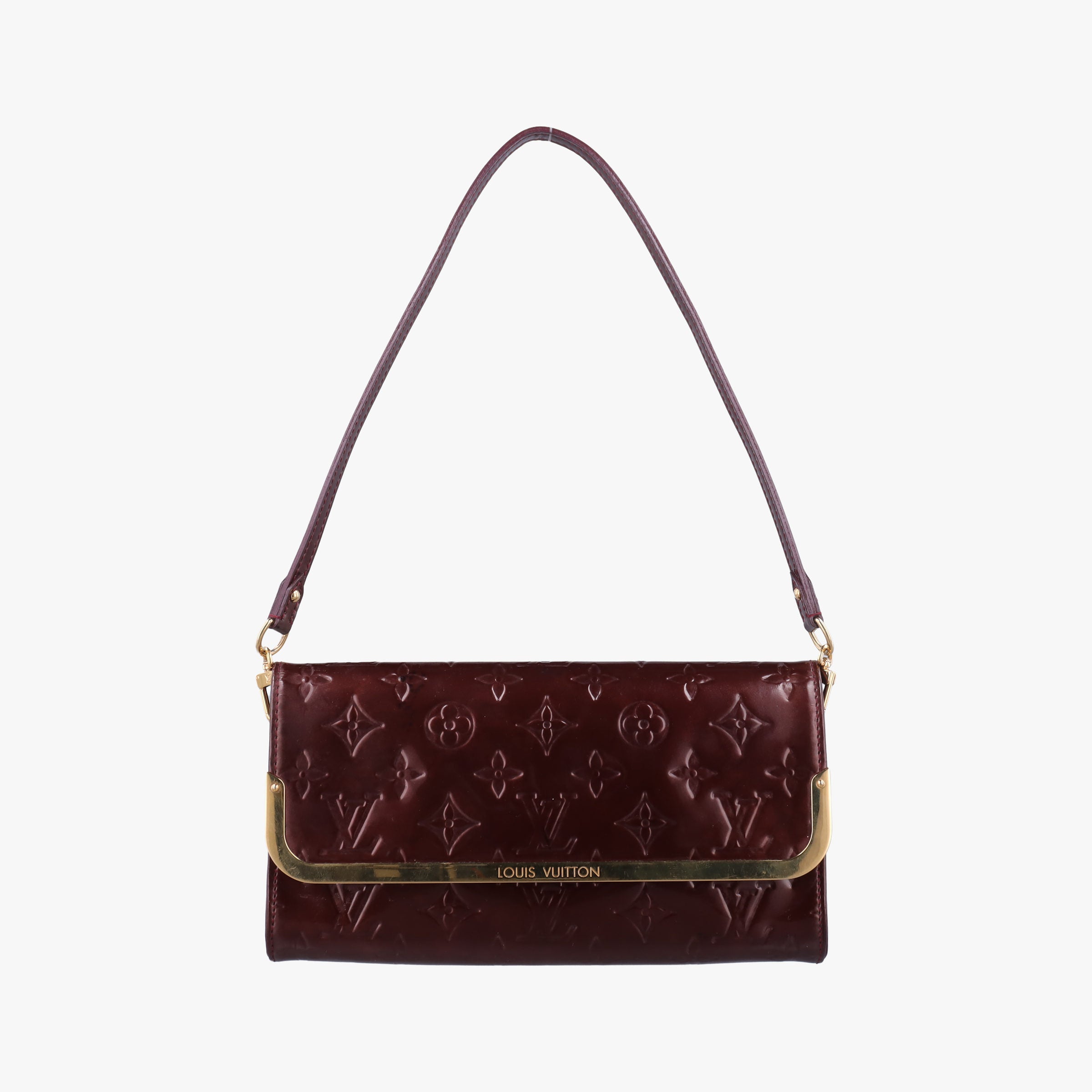 Secondhand Louis Vuitton Clutch Ana Amarante Vernis M91549 shoulderbag | stylenewstar