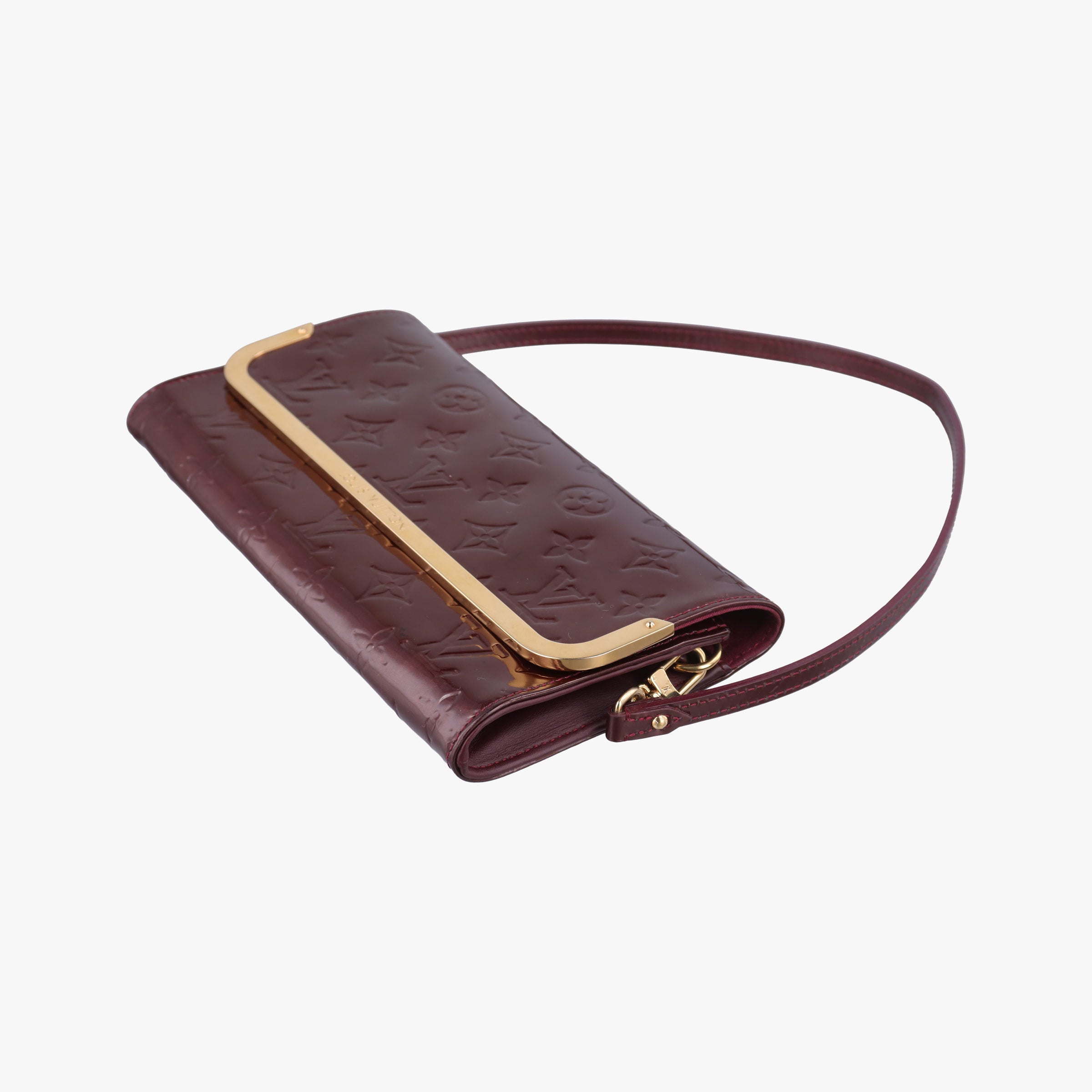 Secondhand Louis Vuitton Clutch Ana Amarante Vernis M91549 shoulderbag | stylenewstar