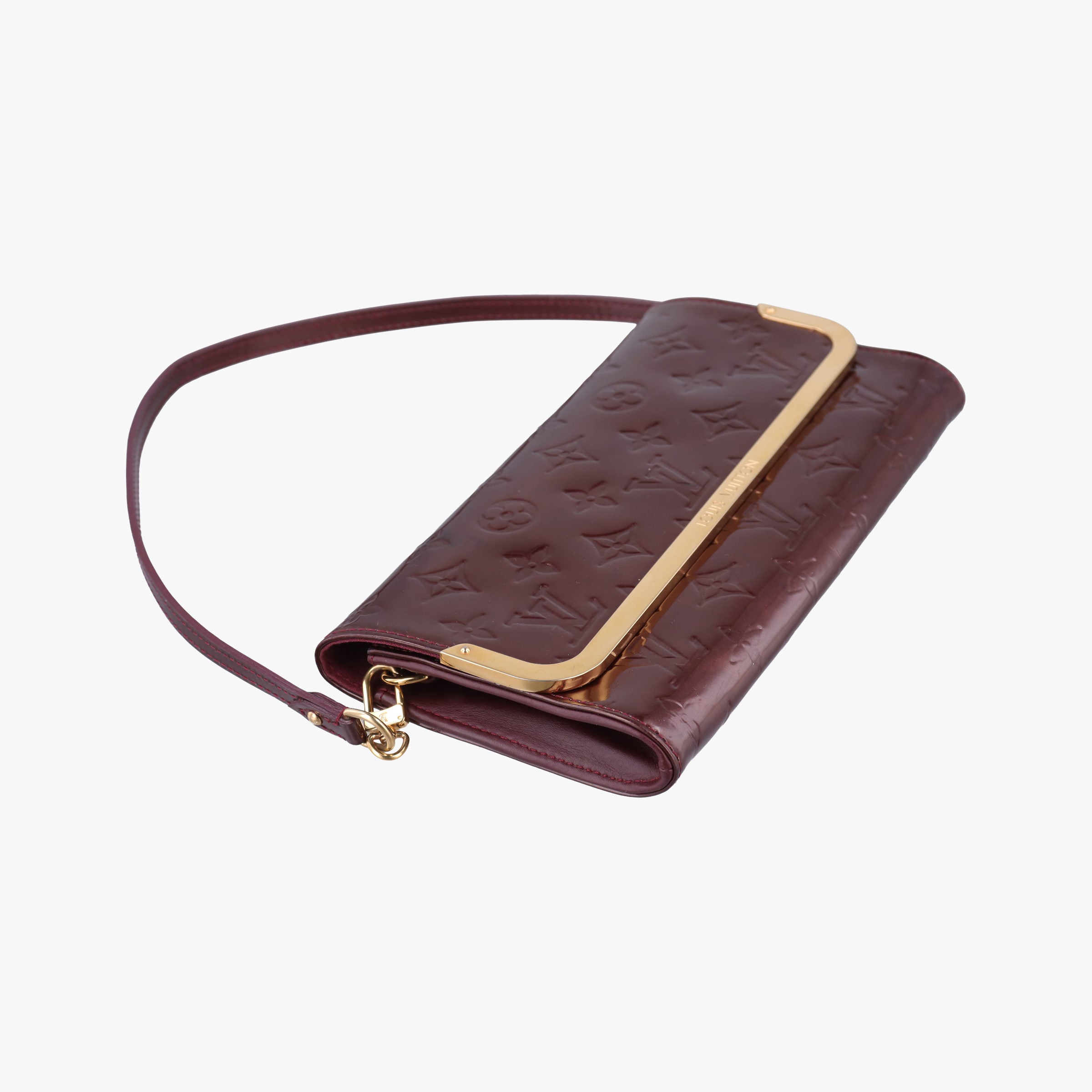 Secondhand Louis Vuitton Clutch Ana Amarante Vernis M91549 shoulderbag | stylenewstar