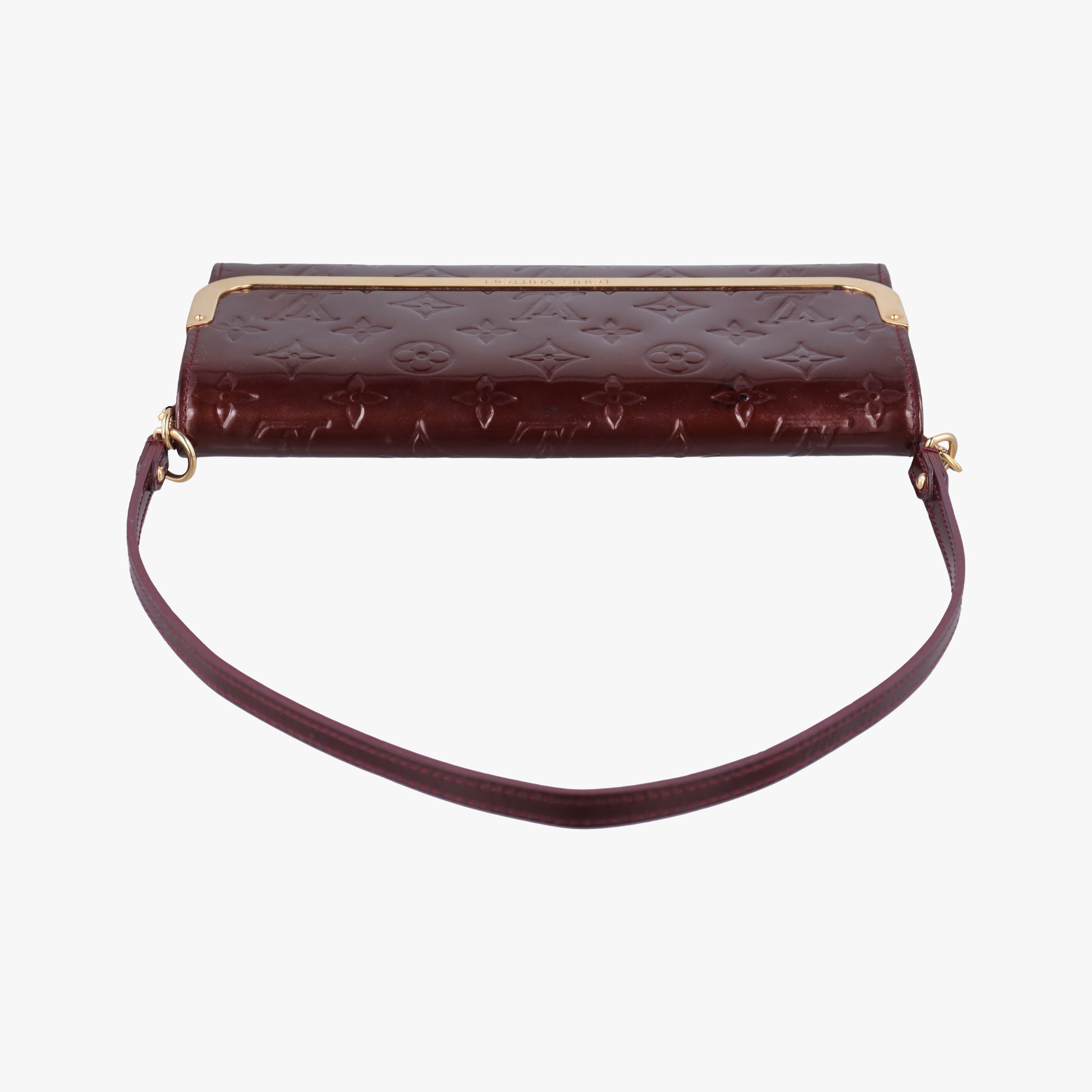 Secondhand Louis Vuitton Clutch Ana Amarante Vernis M91549 shoulderbag | stylenewstar