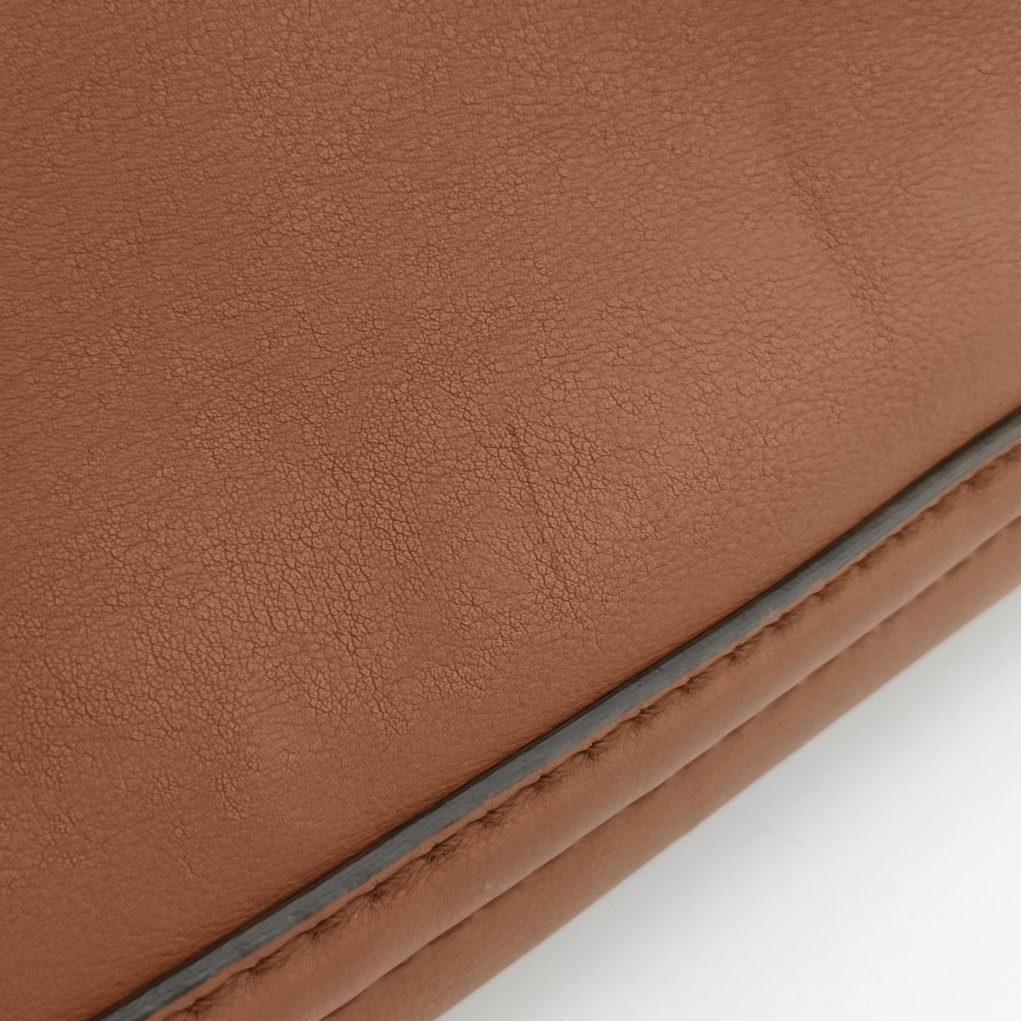 Pre-owned Gucci Bamboo Convertible Satchel Brown Leather 296860 handbag | stylenewstar
