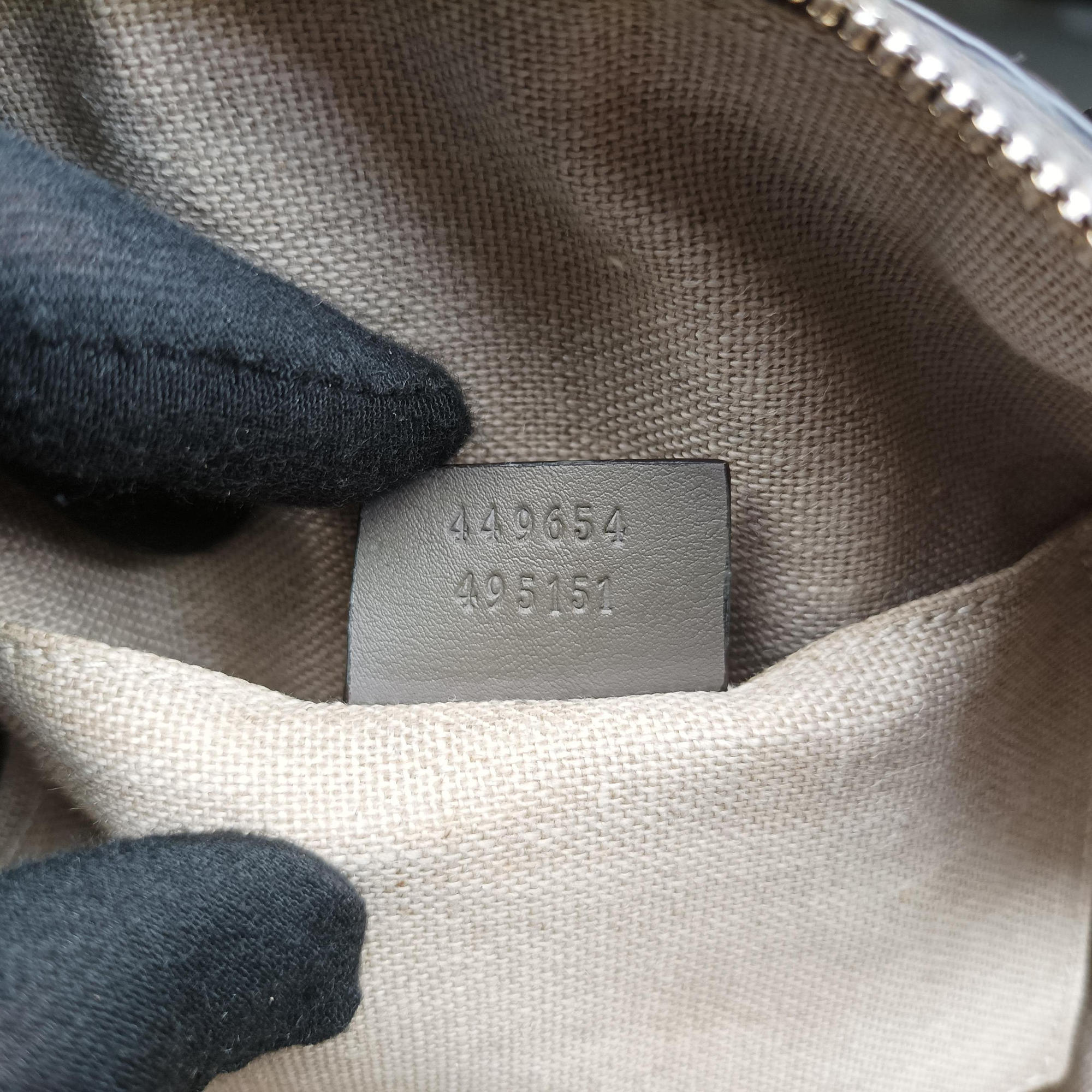 Pre-owned Gucci Microguccissima Grey Leather 449654 shoulderbag | stylenewstar