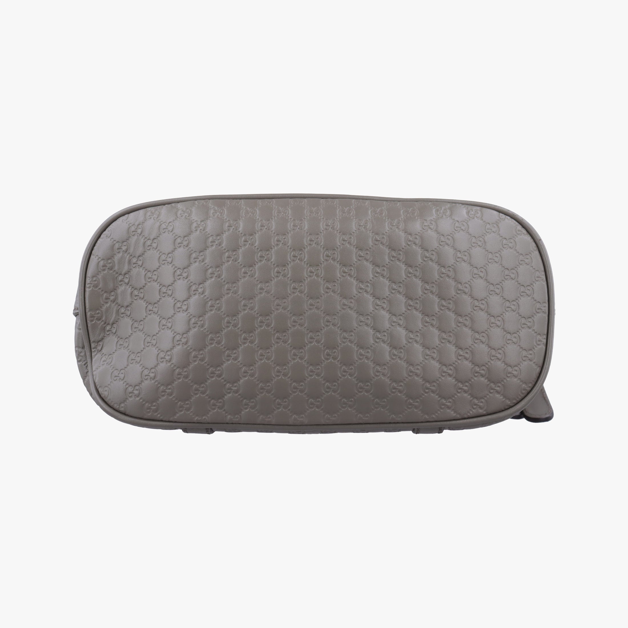 Pre-owned Gucci Microguccissima Grey Leather 449654 shoulderbag | stylenewstar