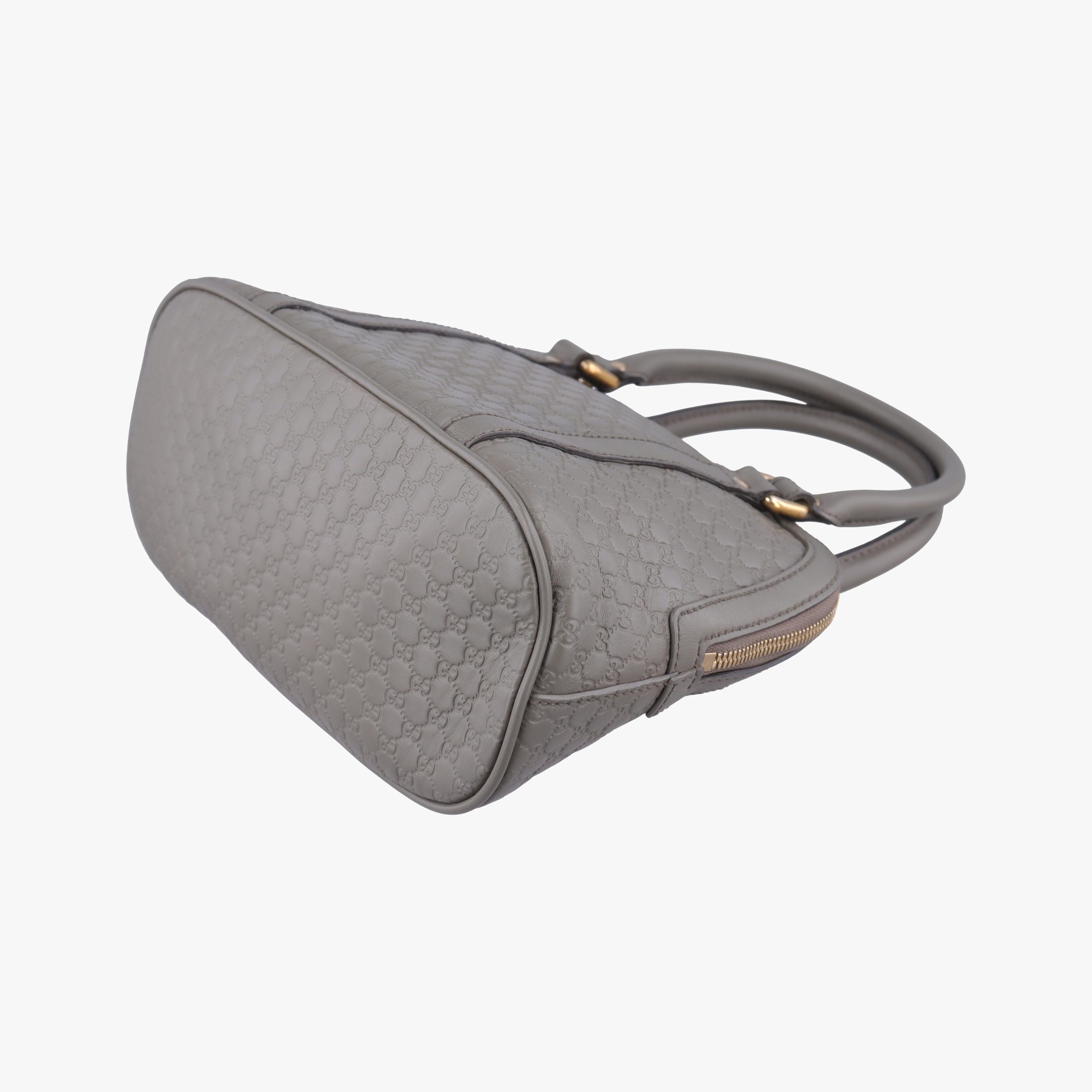 Pre-owned Gucci Microguccissima Grey Leather 449654 shoulderbag | stylenewstar