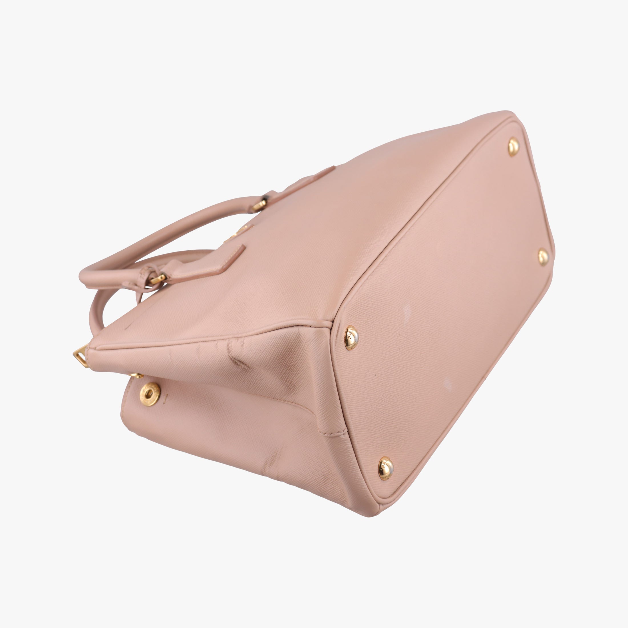 Pre-owned Prada Galleria Pink SAFFIANO Leather BN1801 shoulderbag | stylenewstar