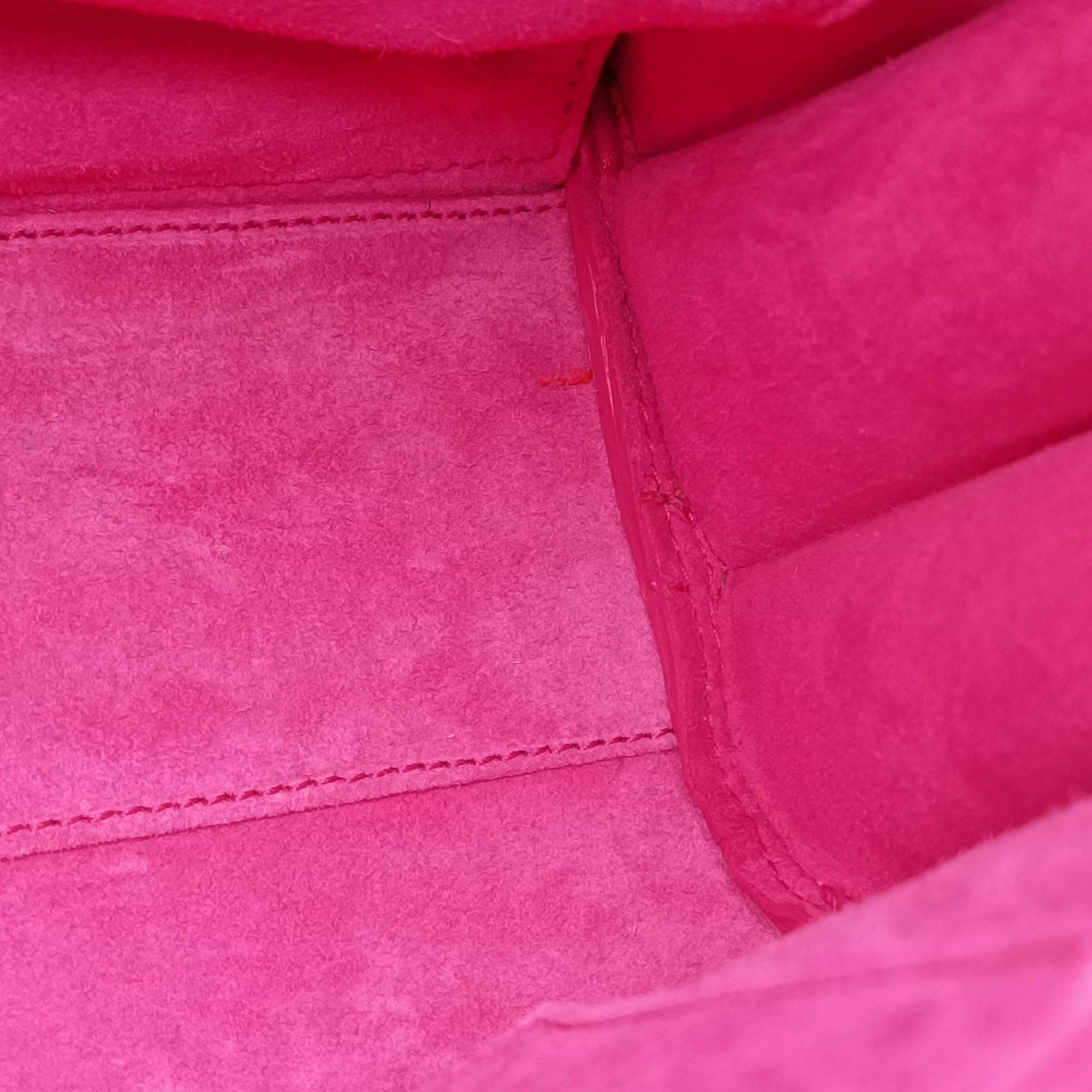 Pre-owned Yves Saint Laurent SAC DE JOUR Rose Leather 355153 shoulderbag | stylenewstar