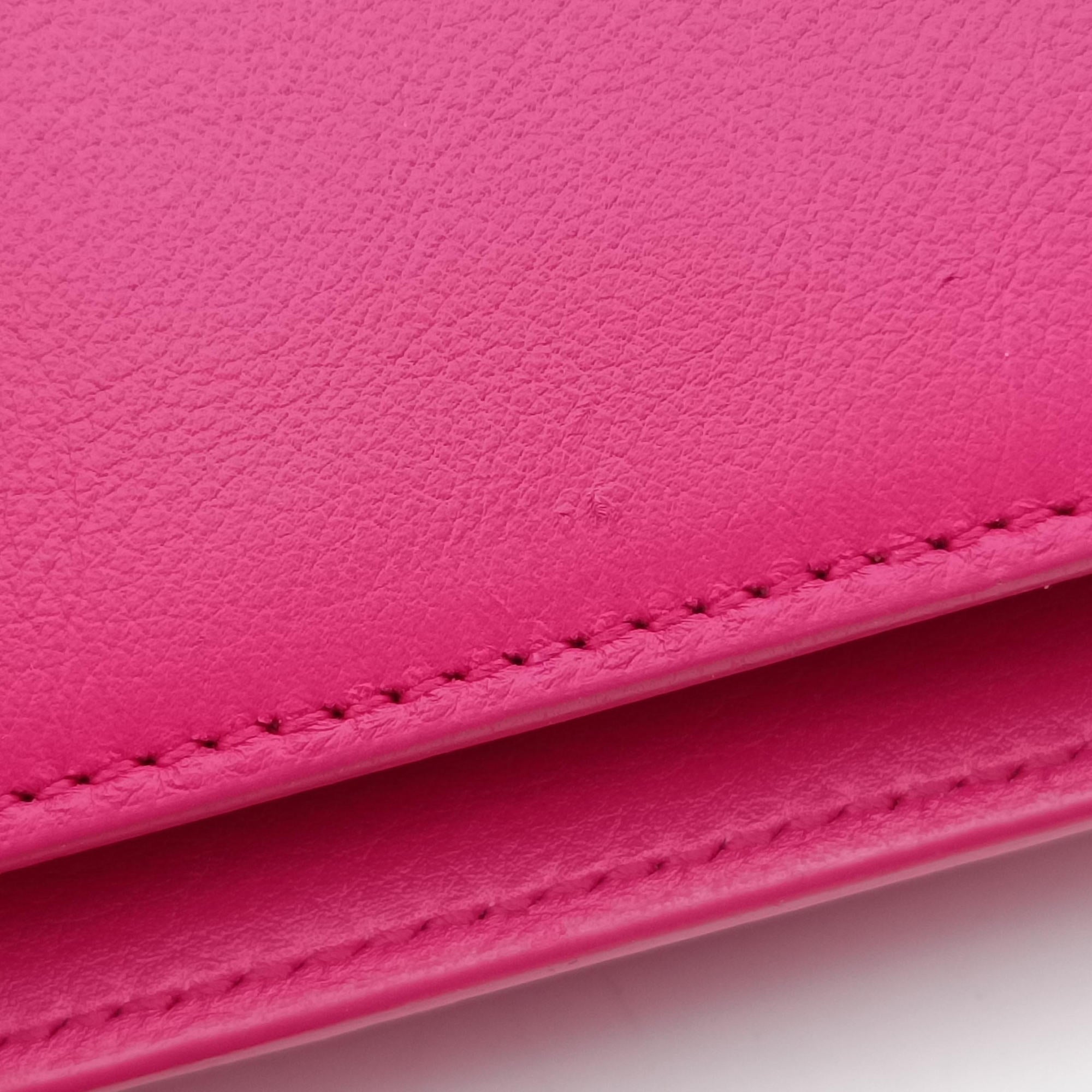 Pre-owned Yves Saint Laurent SAC DE JOUR Rose Leather 355153 shoulderbag | stylenewstar