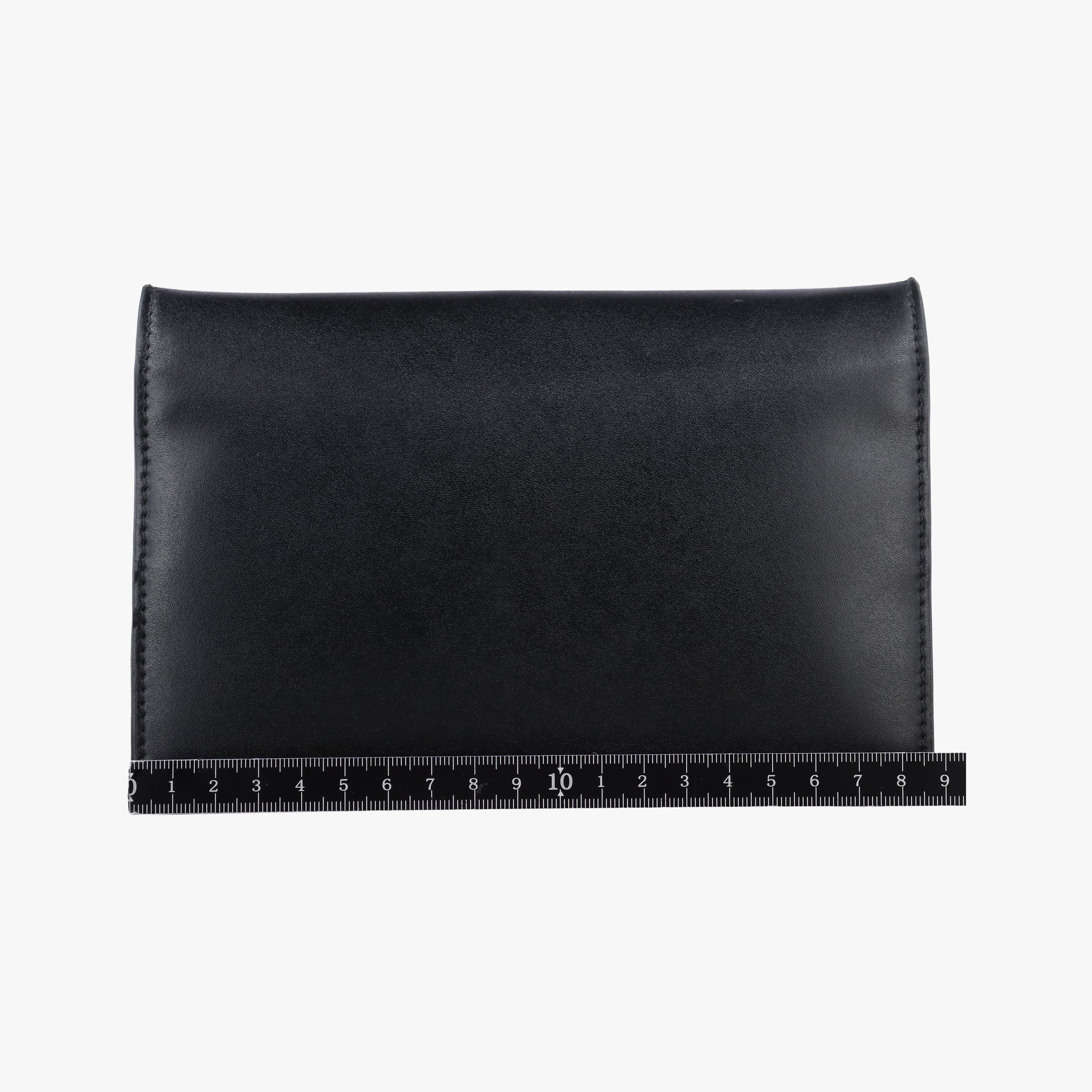 Pre-owned Fendi Kan I logo Black Leather 8M0346 shoulderbag | stylenewstar