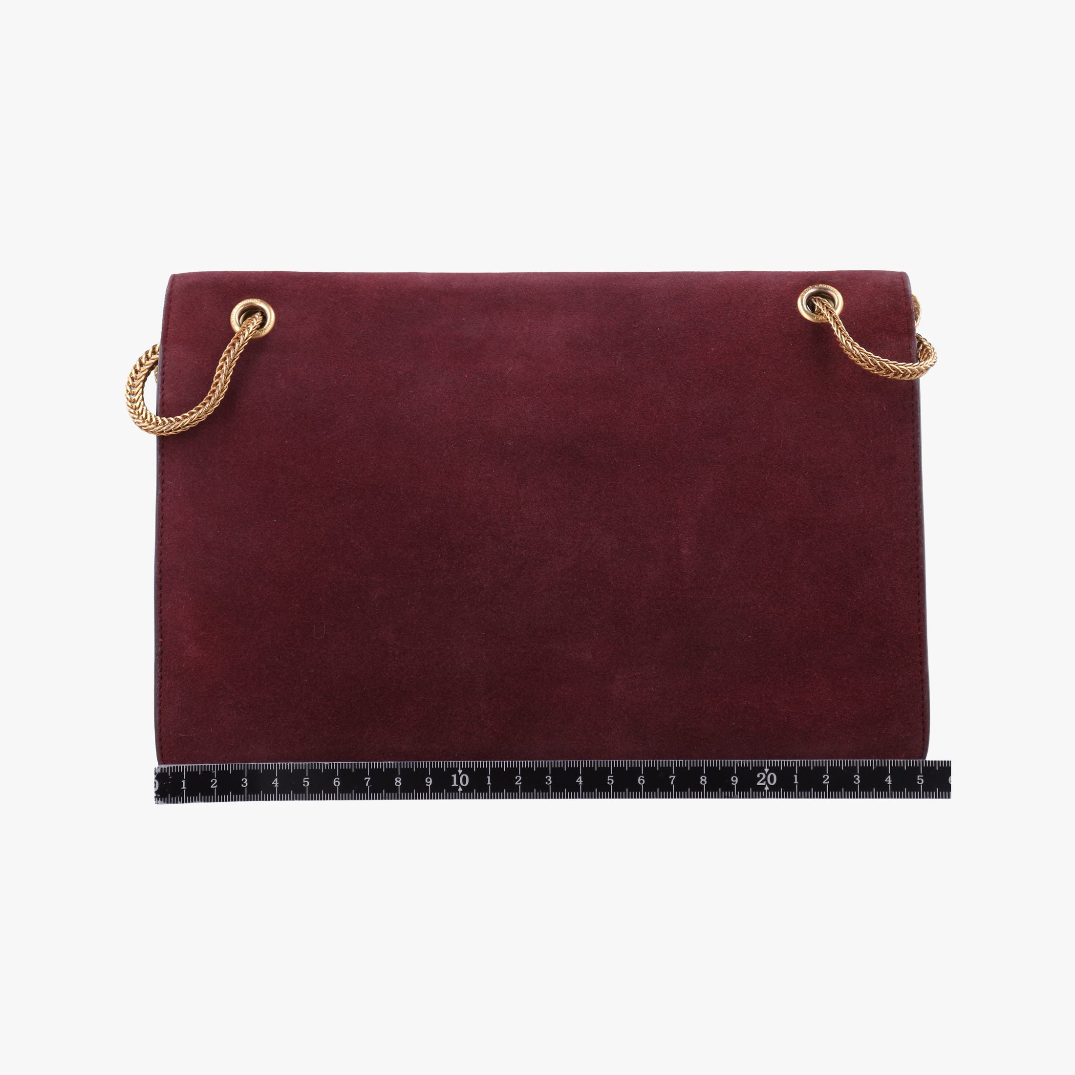 Pre-owned Yves Saint Laurent BETTY Burgundy suede×leather 314515 shoulderbag | stylenewstar