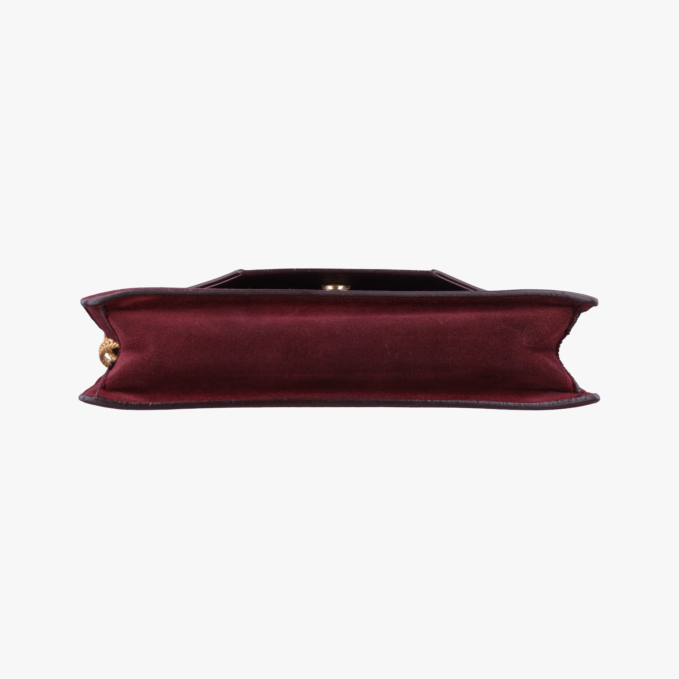Pre-owned Yves Saint Laurent BETTY Burgundy suede×leather 314515 shoulderbag | stylenewstar