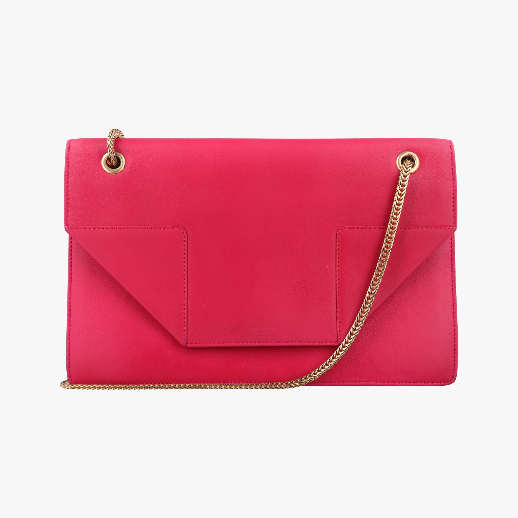 Pre-owned Yves Saint Laurent BETTY Rose Leather 314515 shoulderbag | stylenewstar