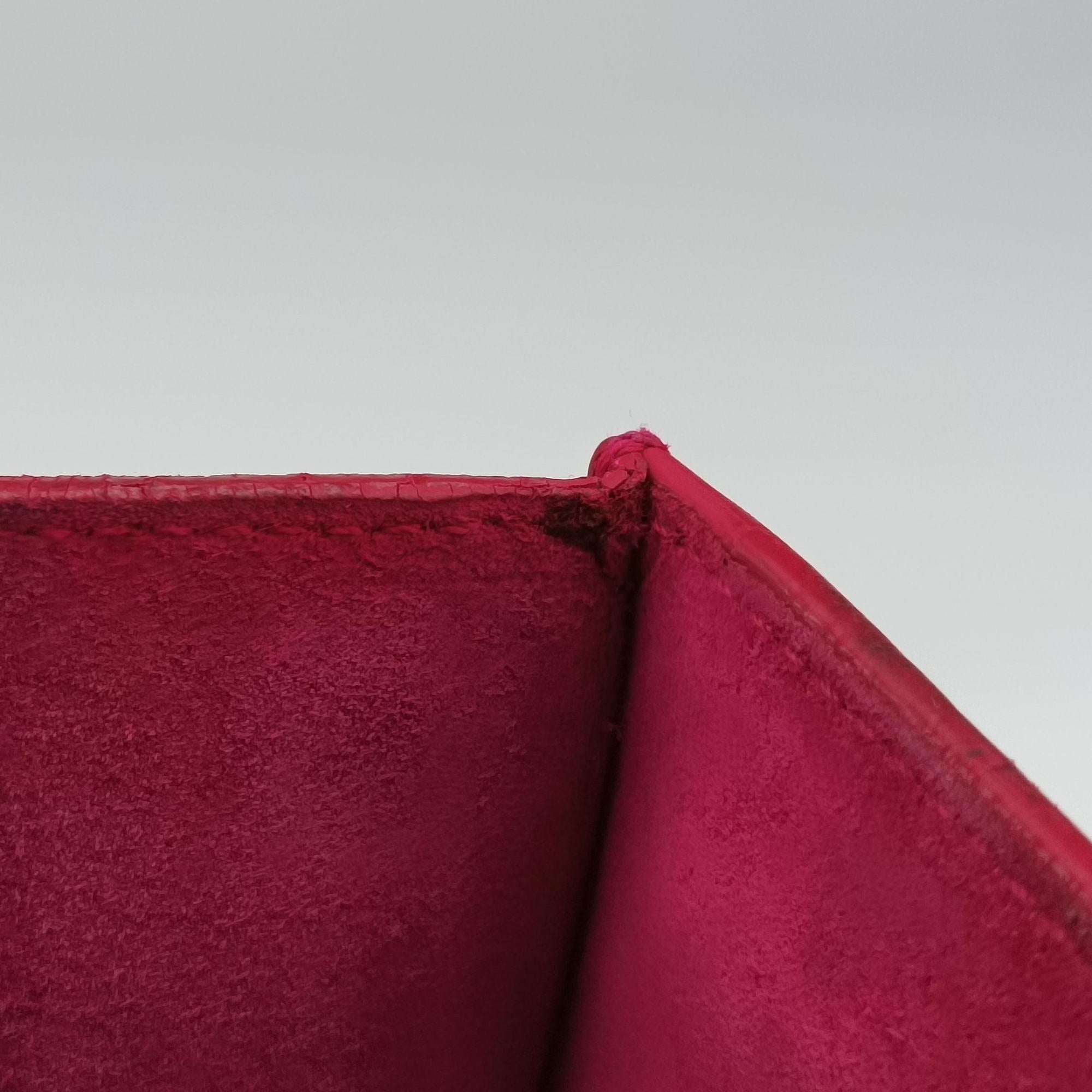 Pre-owned Yves Saint Laurent BETTY Rose Leather 314515 shoulderbag | stylenewstar