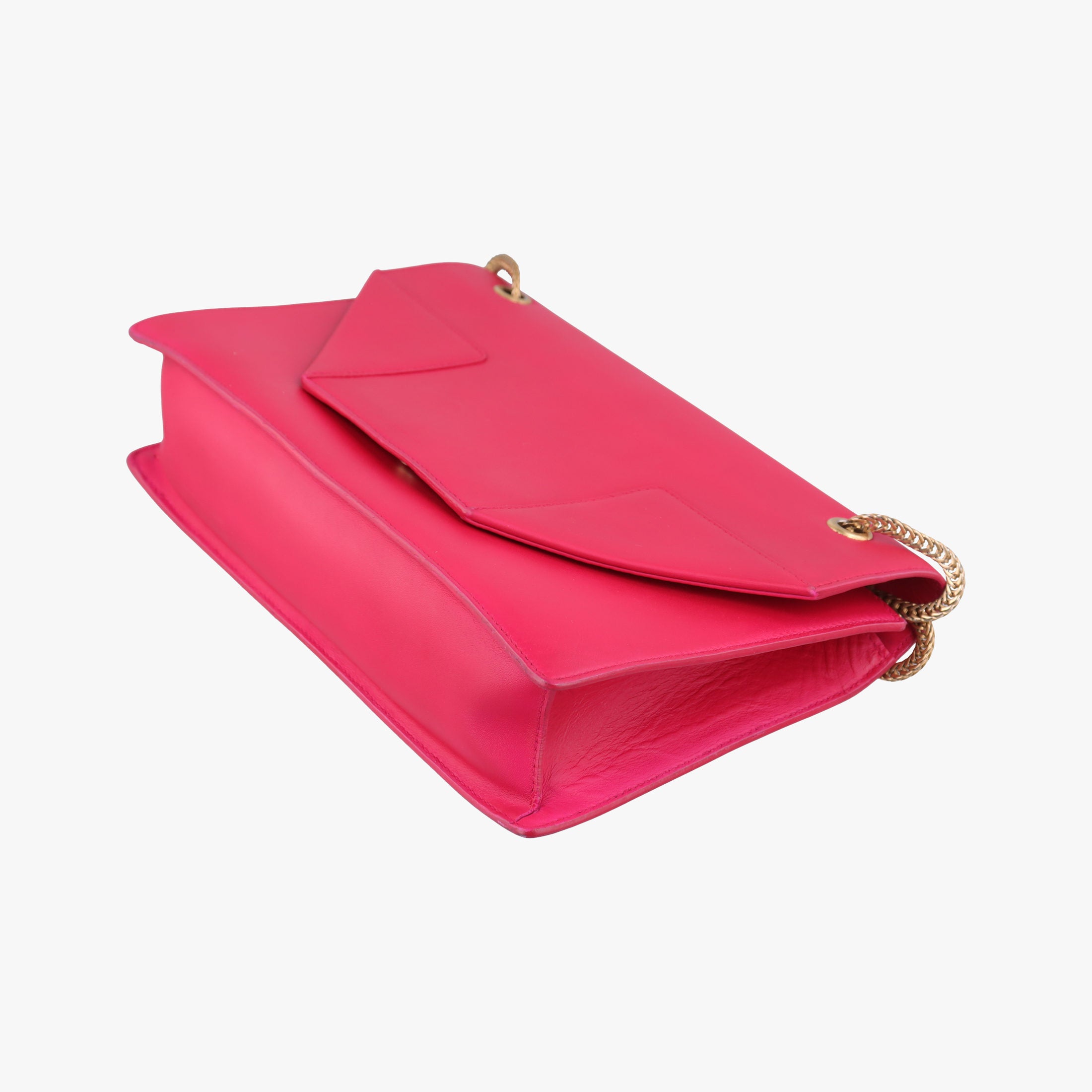Pre-owned Yves Saint Laurent BETTY Rose Leather 314515 shoulderbag | stylenewstar