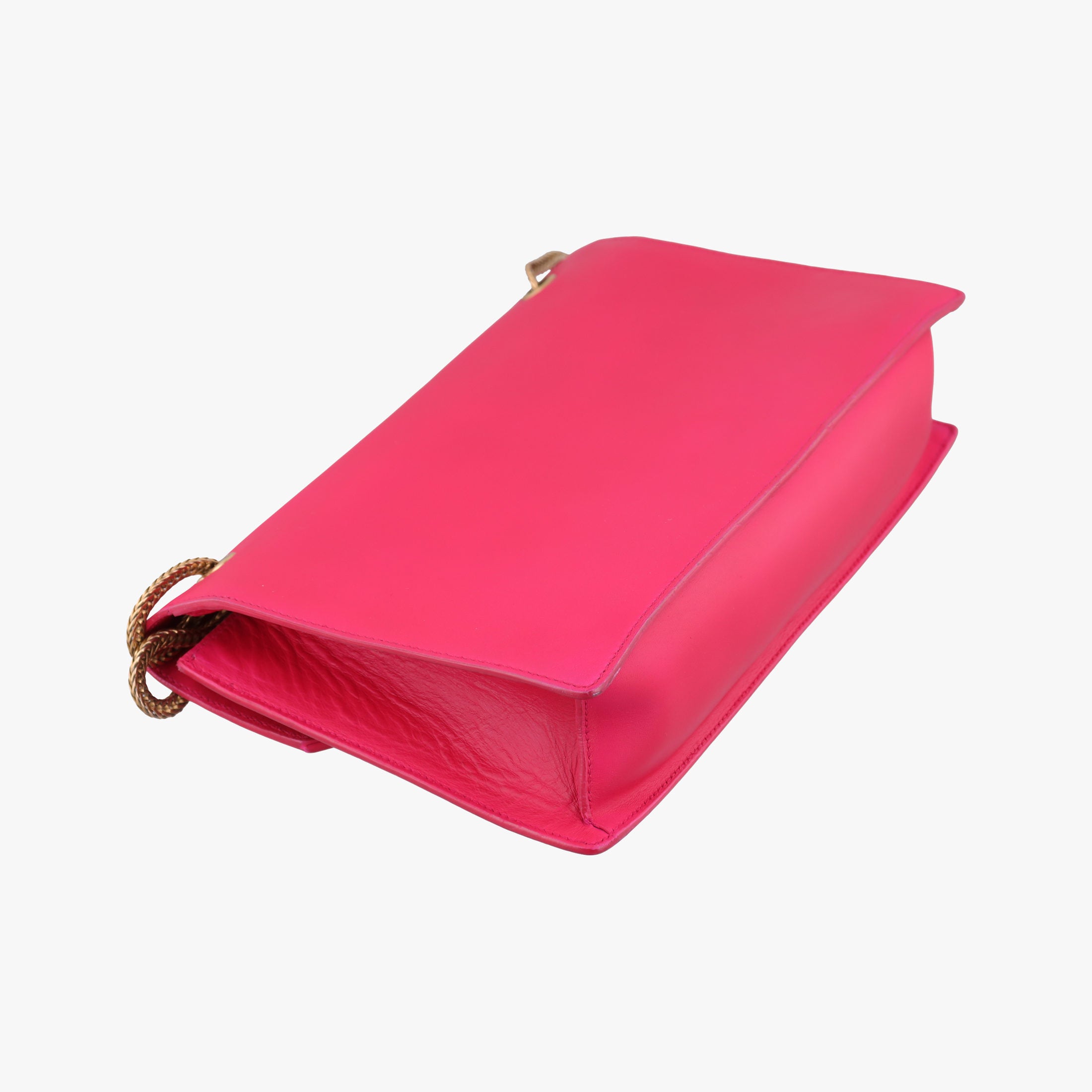 Pre-owned Yves Saint Laurent BETTY Rose Leather 314515 shoulderbag | stylenewstar