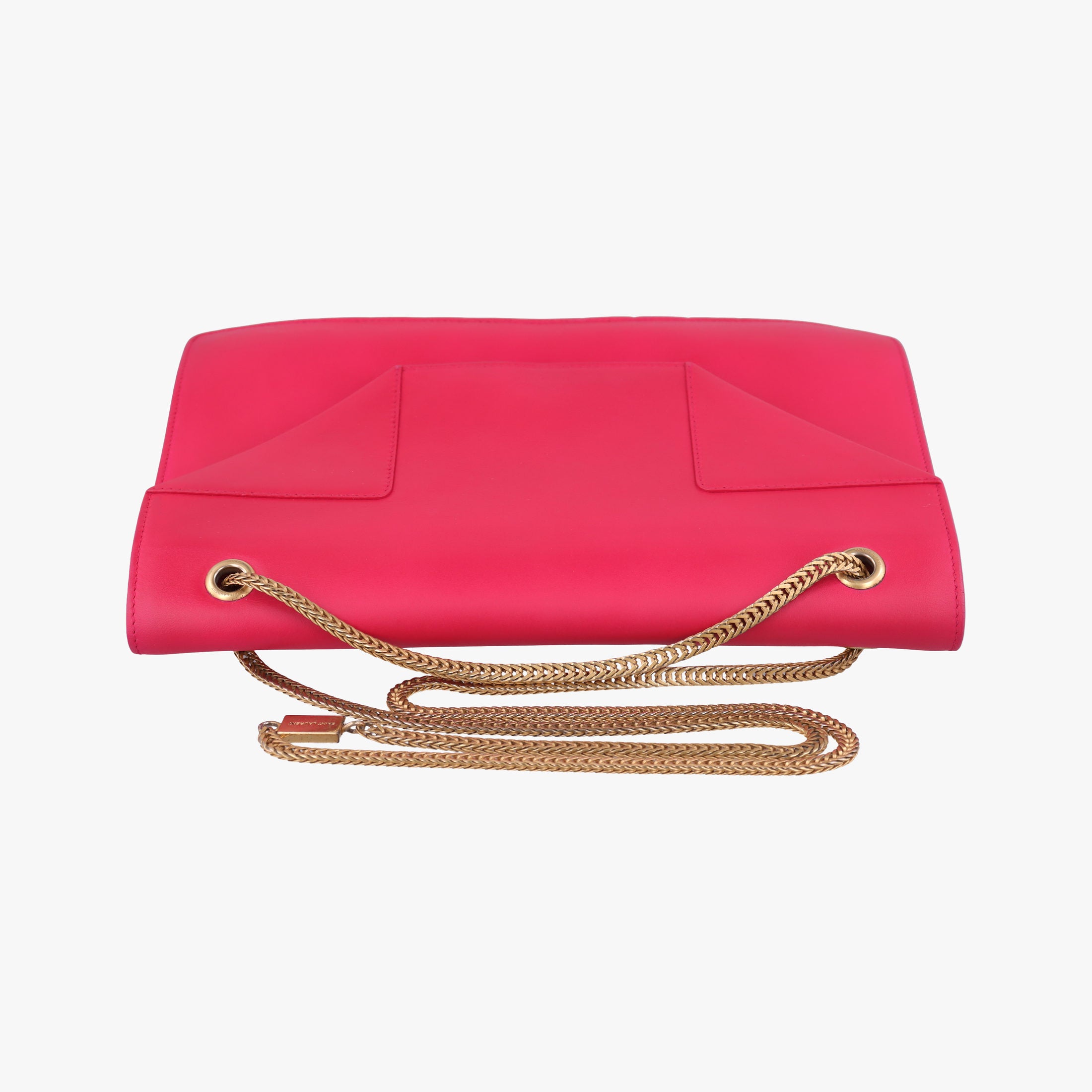 Pre-owned Yves Saint Laurent BETTY Rose Leather 314515 shoulderbag | stylenewstar