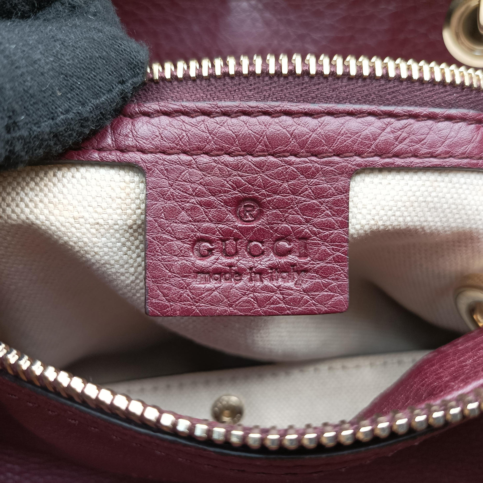 Pre-owned Gucci bamboo shopper Burgundy Leather 353124 shoulderbag | stylenewstar