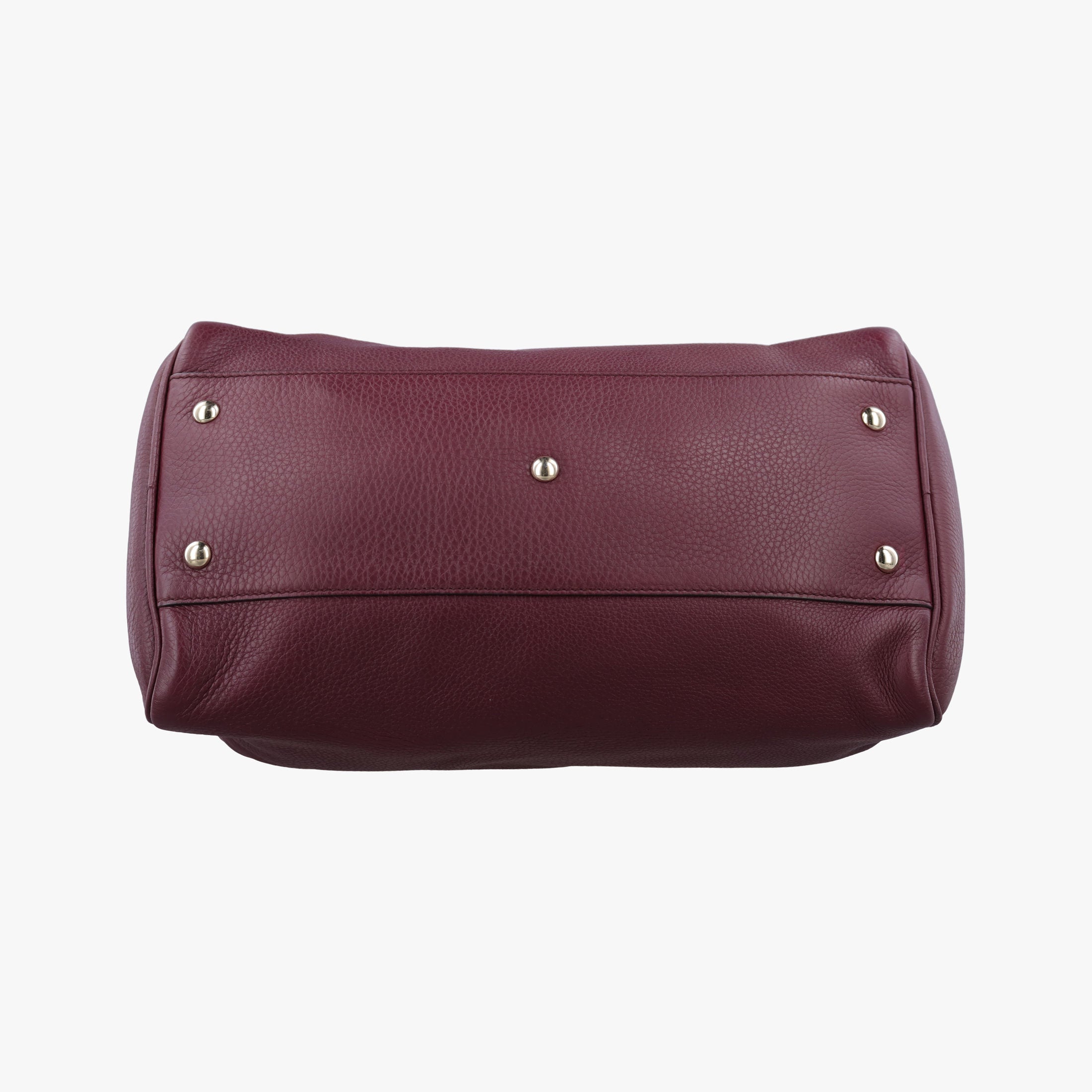 Pre-owned Gucci bamboo shopper Burgundy Leather 353124 shoulderbag | stylenewstar