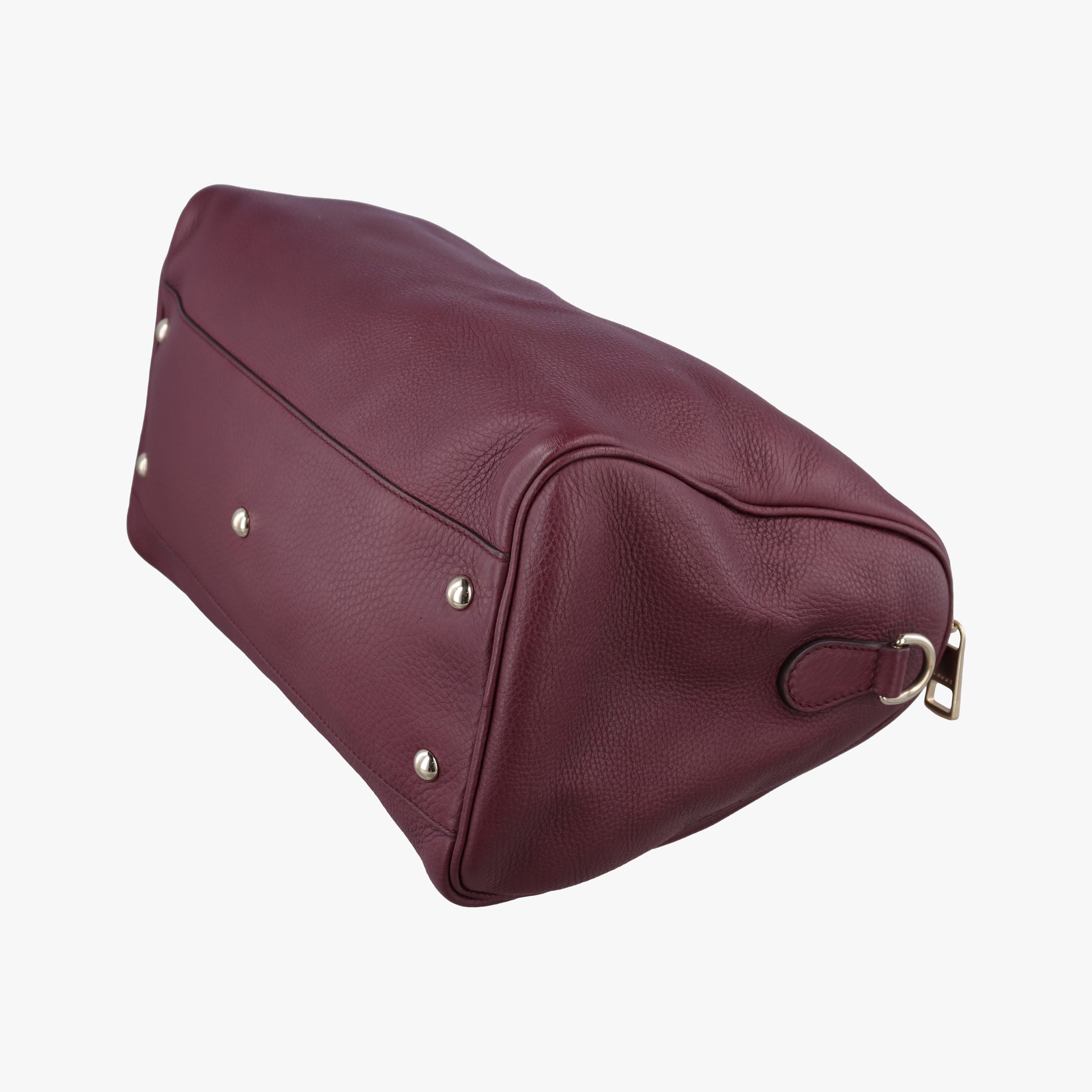 Pre-owned Gucci bamboo shopper Burgundy Leather 353124 shoulderbag | stylenewstar