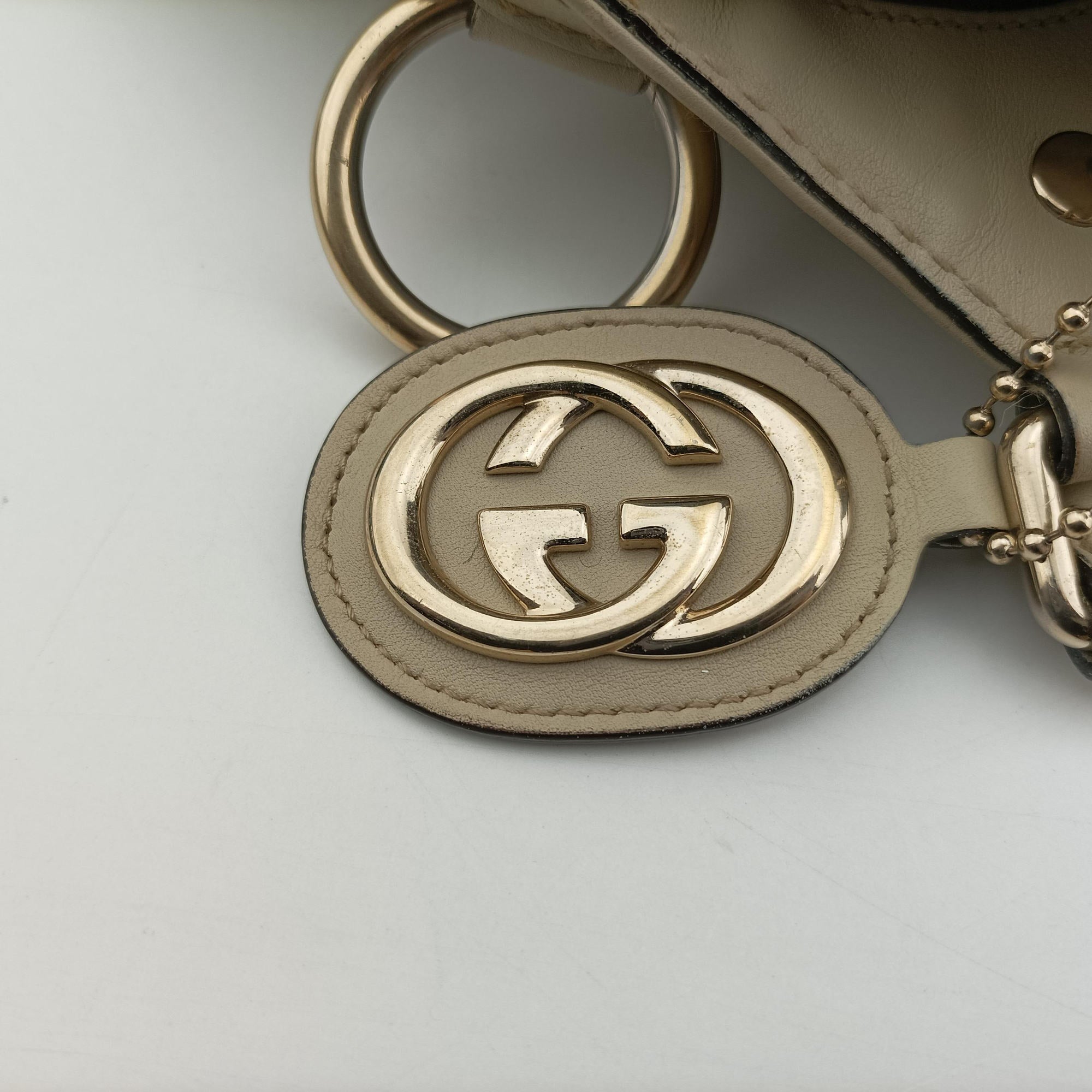 Secondhand Gucci Sukey White Leather 211944 handbag | stylenewstar