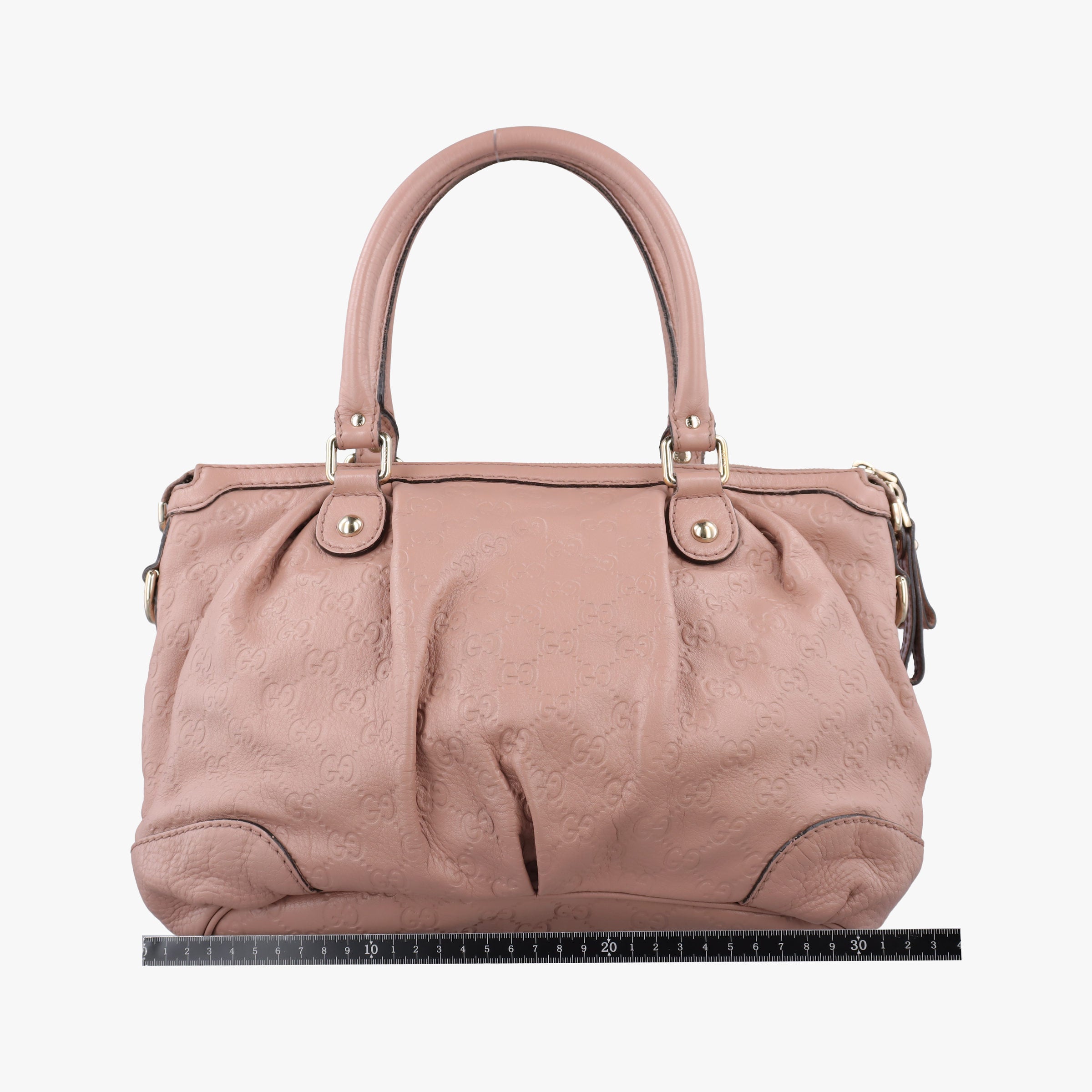 Pre-owned Gucci Sukey Pink Leather 247902 handbag | stylenewstar