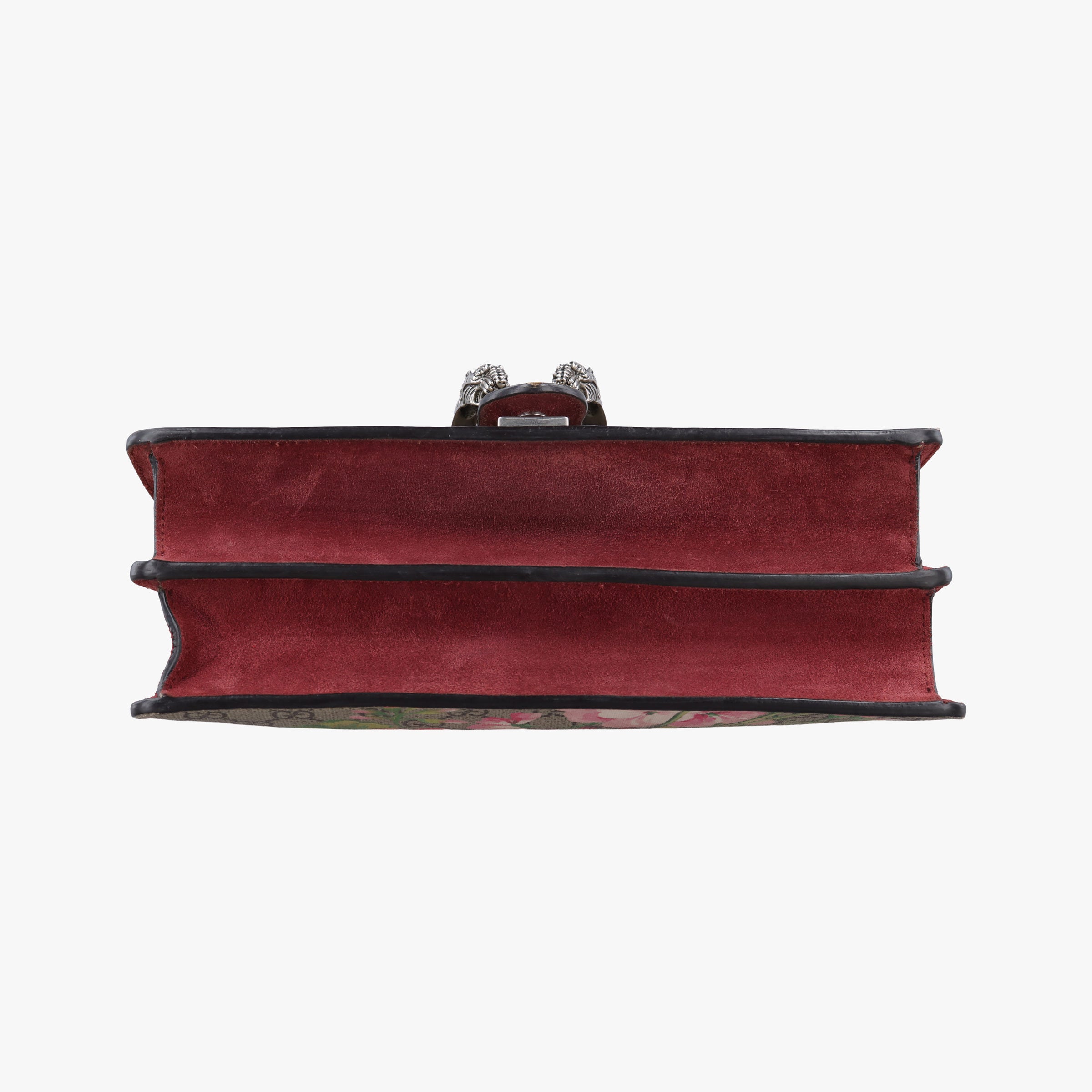 Pre-owned Gucci Dionysus beige×red×multicolor PVC coated canvas × suede 400249 shoulderbag | stylenewstar