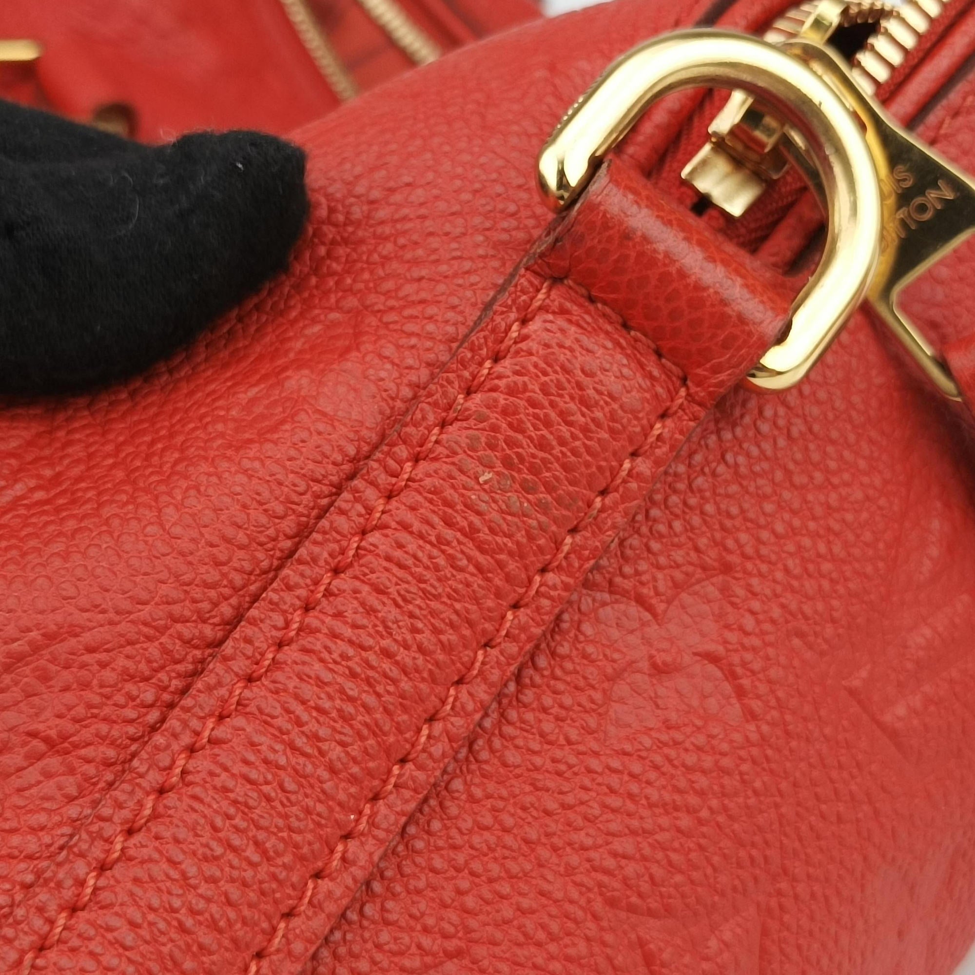 Pre-owned Louis Vuitton Speedy Bandouliere 30 Orian Monogram Empreinte M40756 shoulderbag | stylenewstar