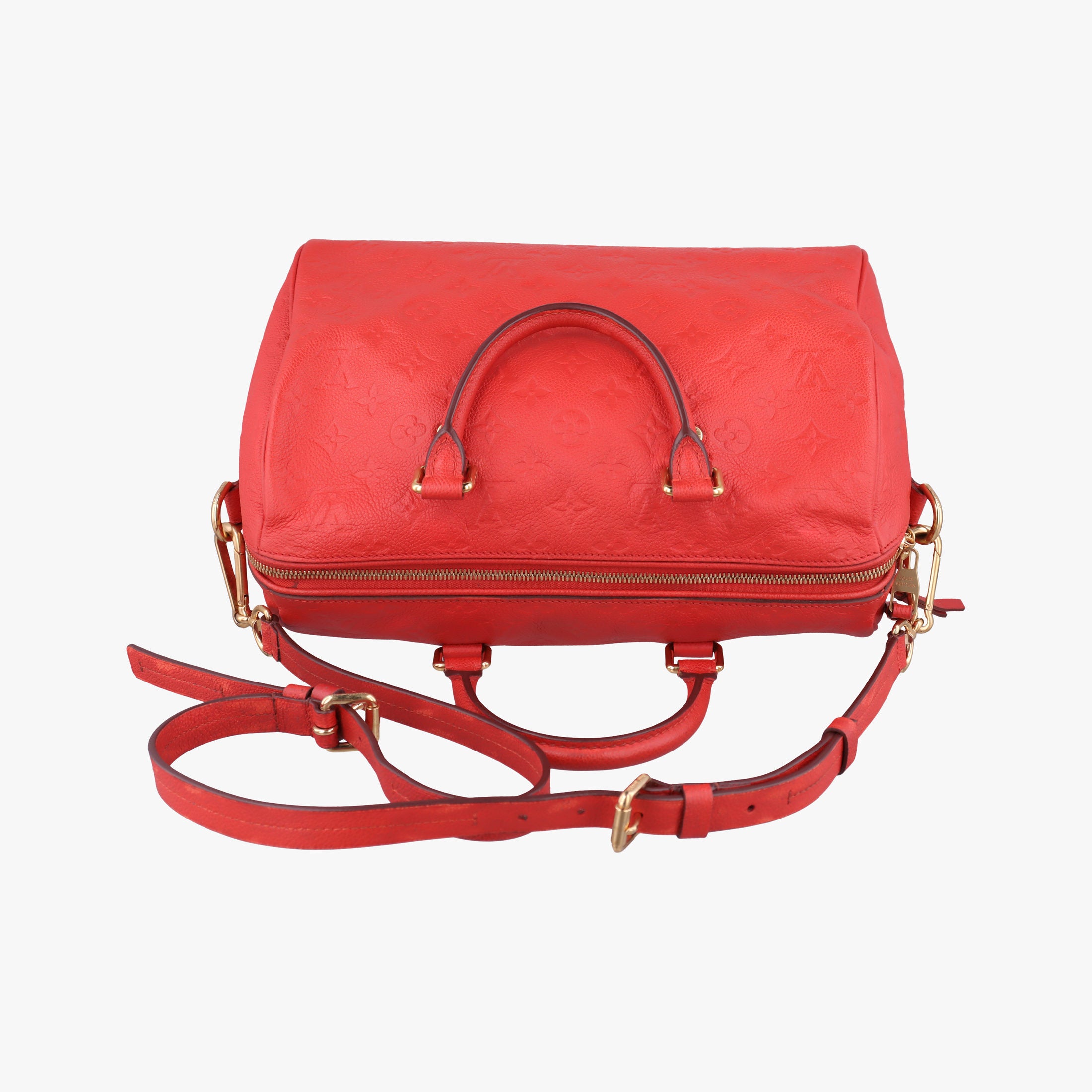 Pre-owned Louis Vuitton Speedy Bandouliere 30 Orian Monogram Empreinte M40756 shoulderbag | stylenewstar