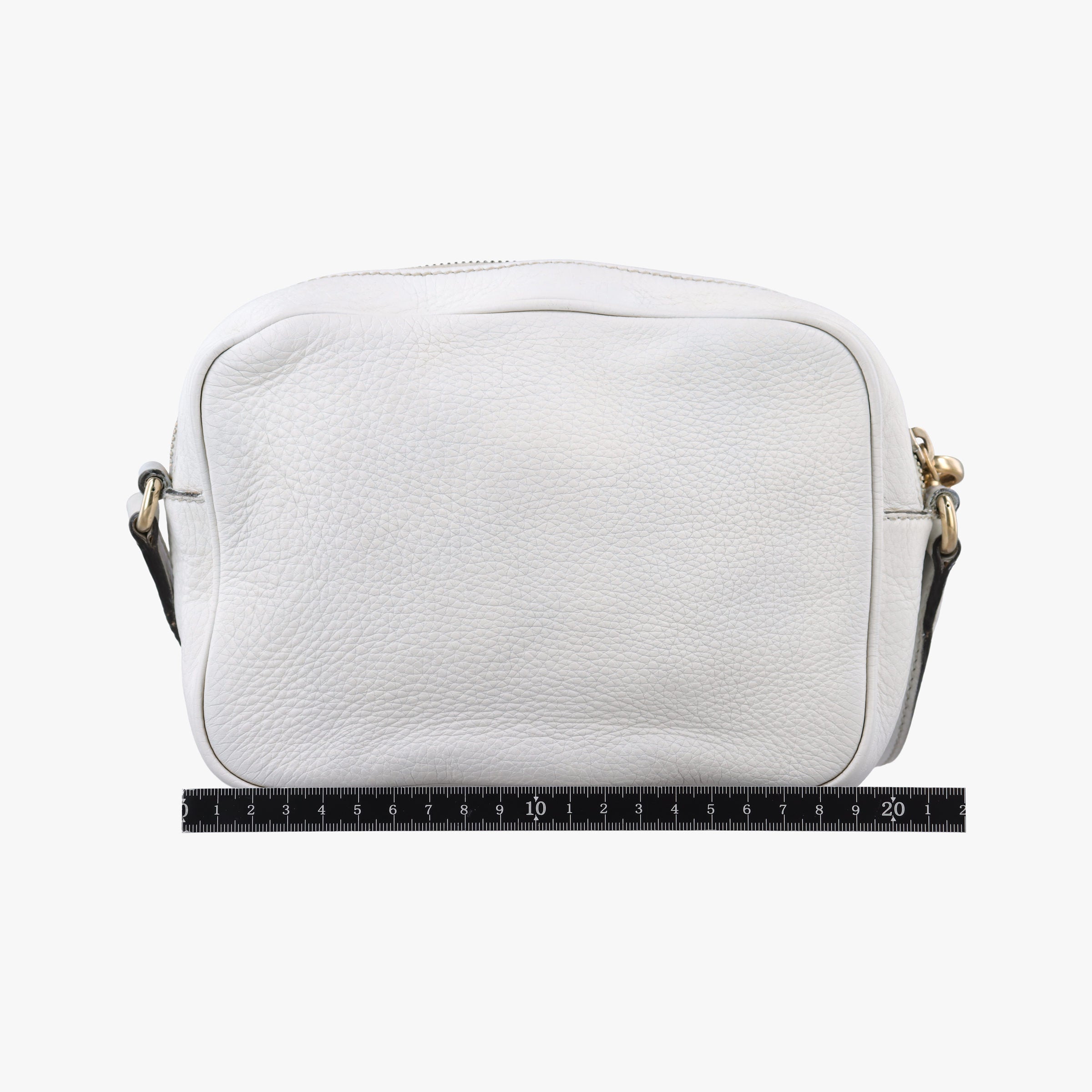 Pre-owned Gucci Soho White Leather 308364 shoulderbag | stylenewstar