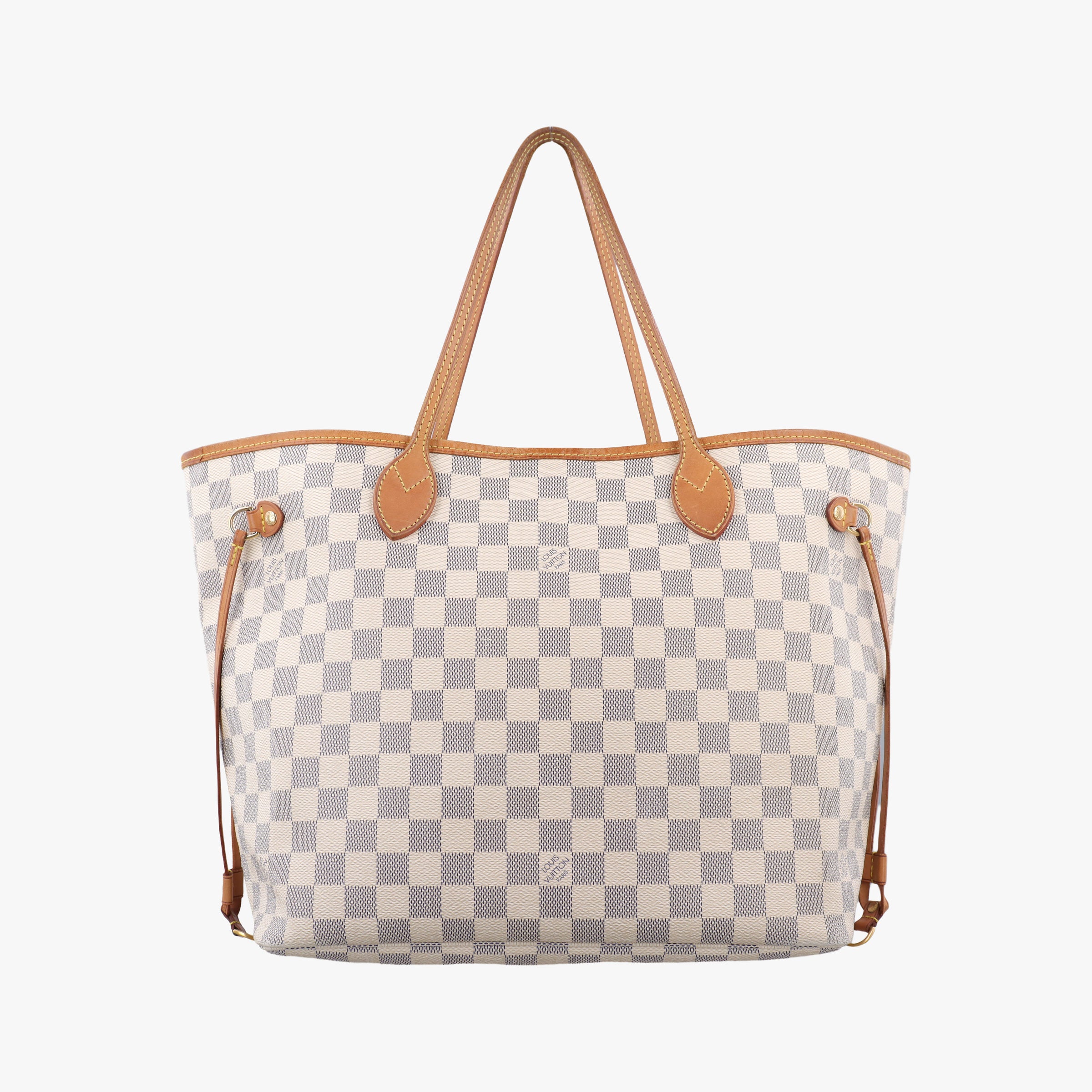 Secondhand Louis Vuitton Neverfull MM Azur Damier Canvas N51107 shoulderbag | stylenewstar