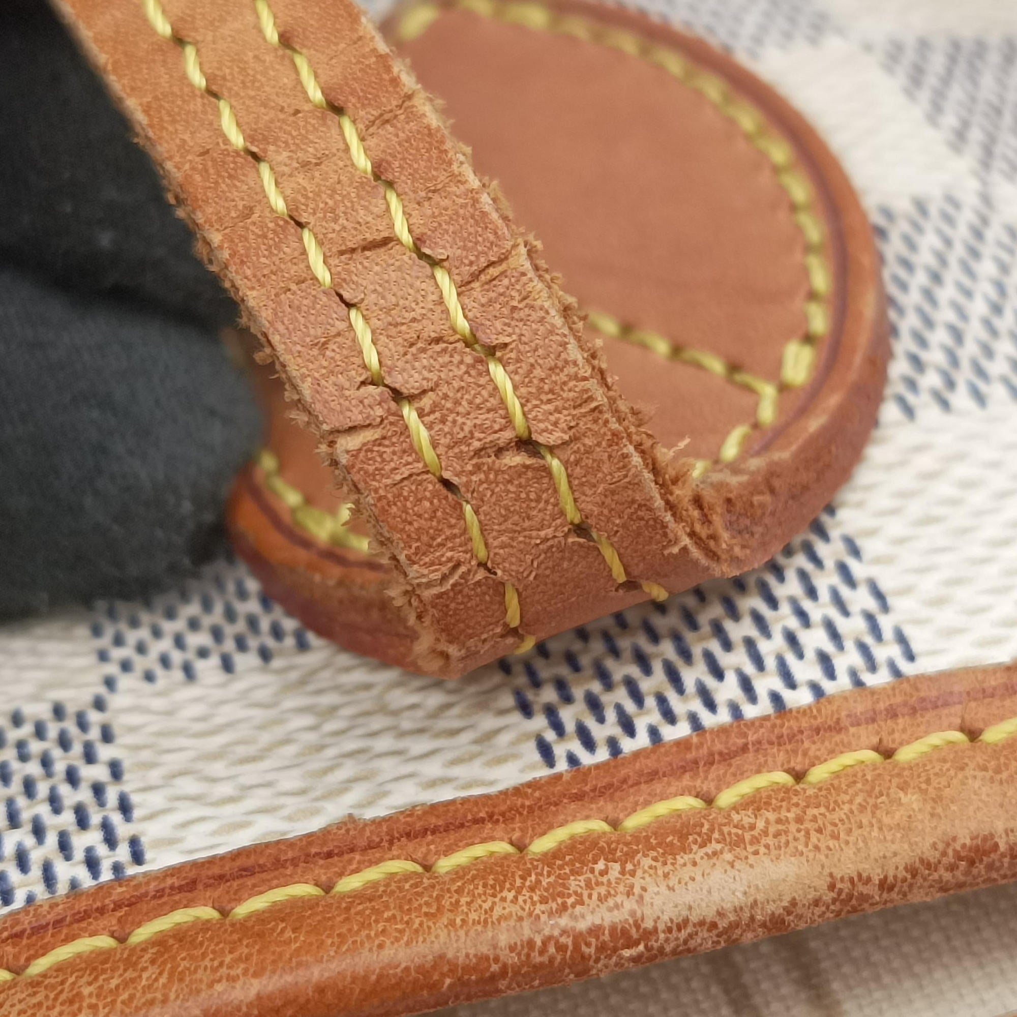 Secondhand Louis Vuitton Neverfull MM Azur Damier Canvas N51107 shoulderbag | stylenewstar