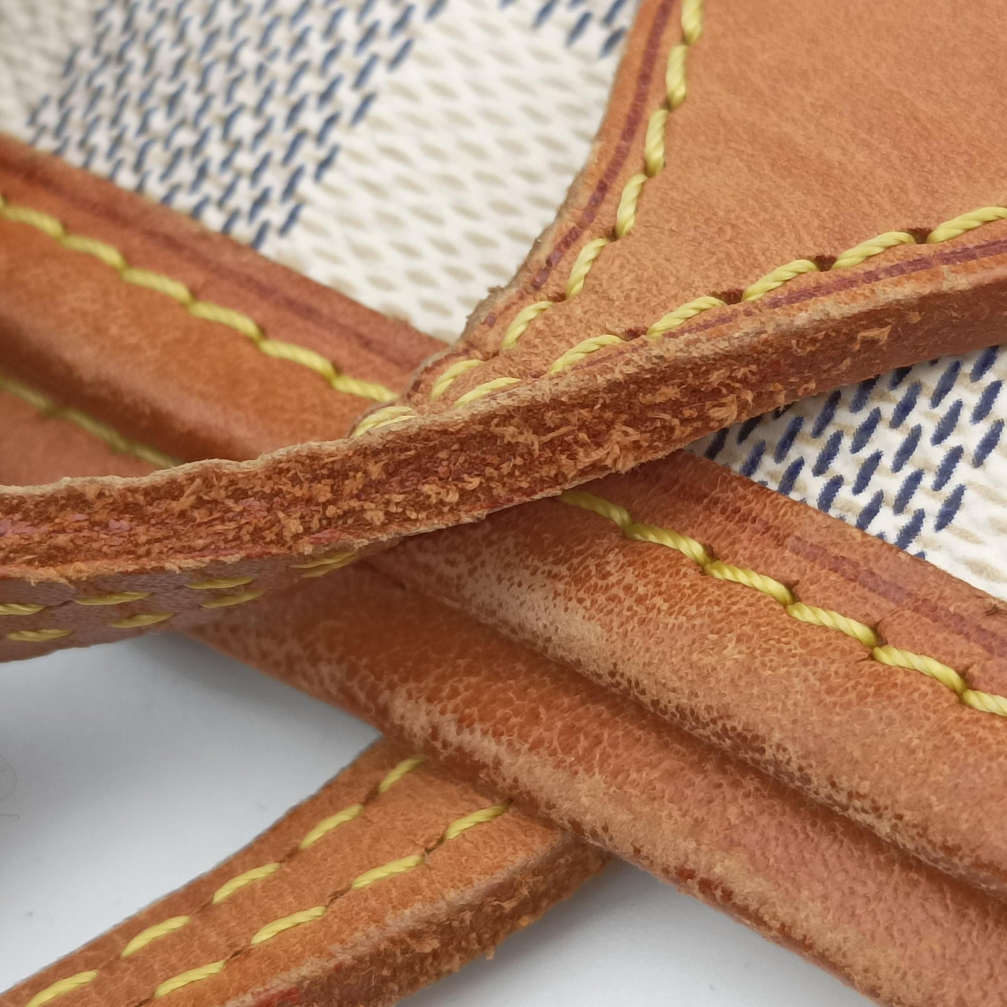 Secondhand Louis Vuitton Neverfull MM Azur Damier Canvas N51107 shoulderbag | stylenewstar