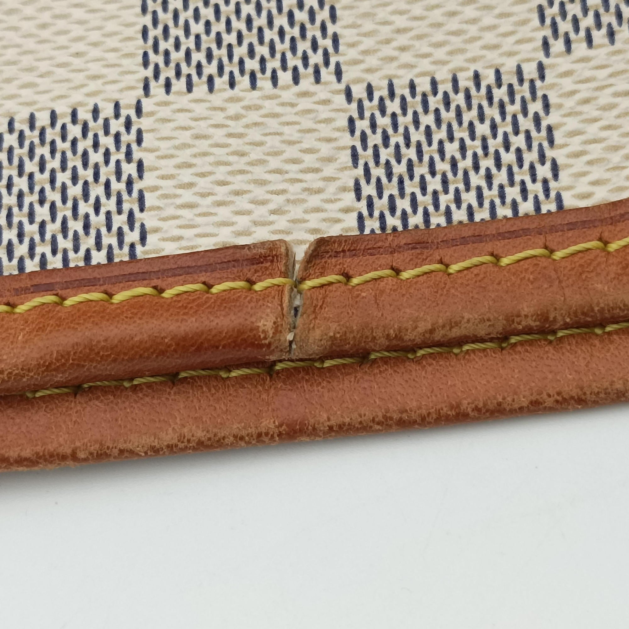Secondhand Louis Vuitton Neverfull MM Azur Damier Canvas N51107 shoulderbag | stylenewstar