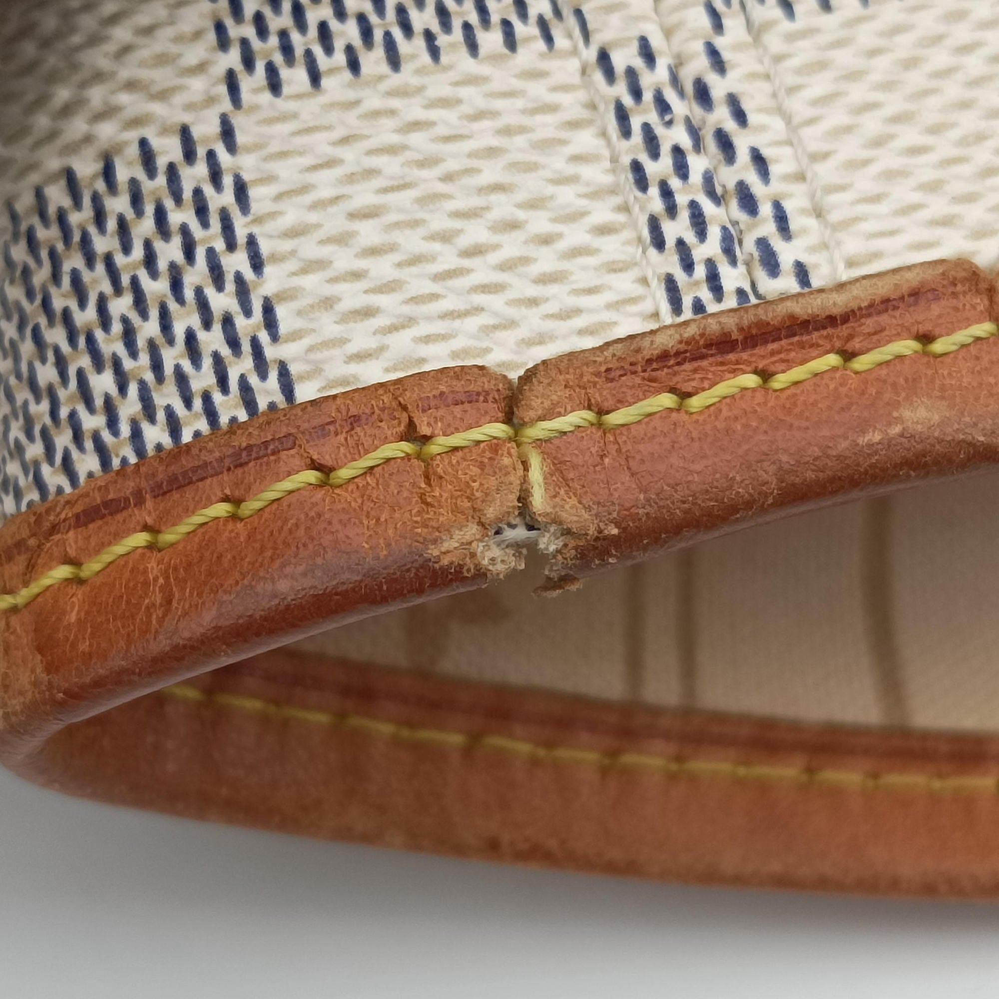 Secondhand Louis Vuitton Neverfull MM Azur Damier Canvas N51107 shoulderbag | stylenewstar