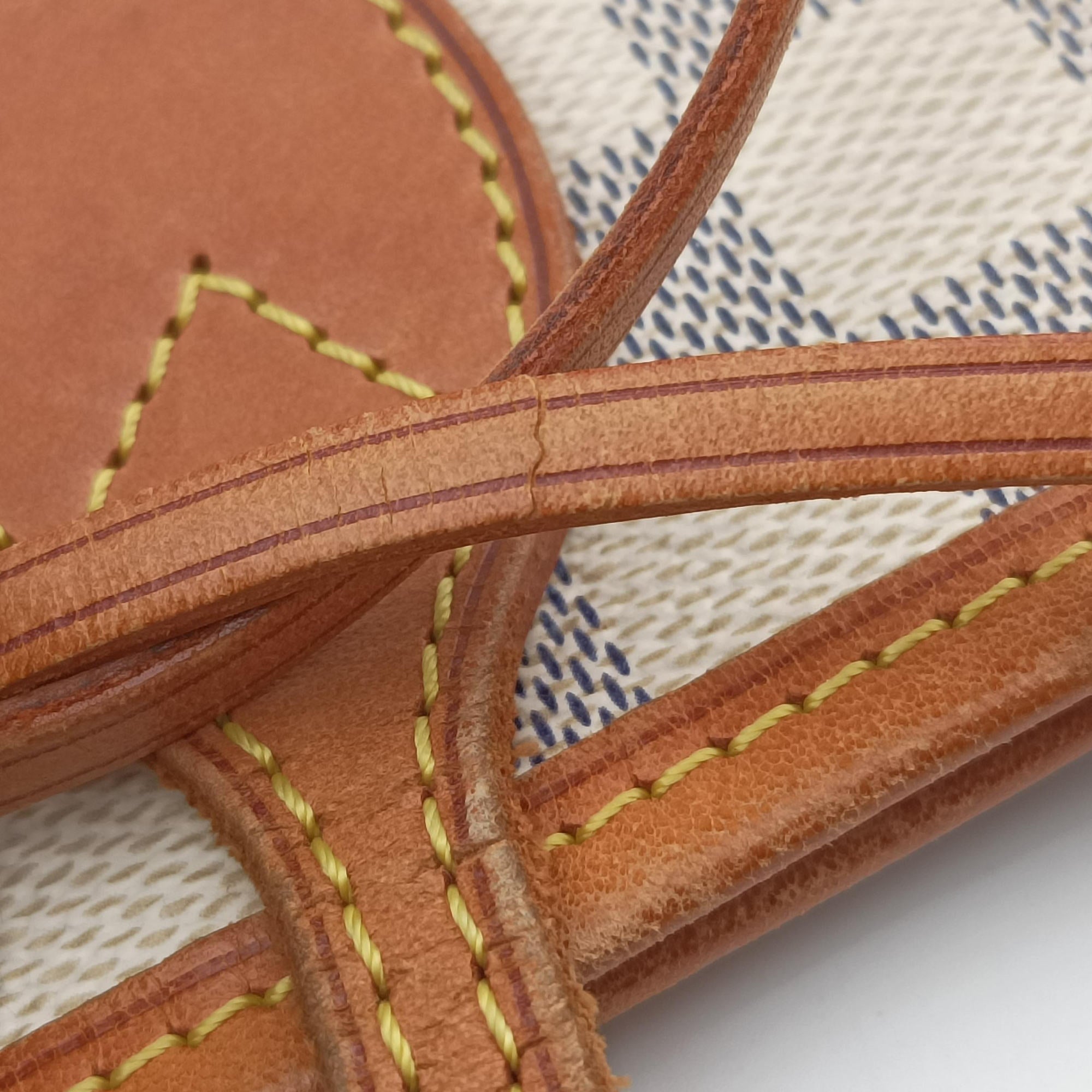 Secondhand Louis Vuitton Neverfull MM Azur Damier Canvas N51107 shoulderbag | stylenewstar