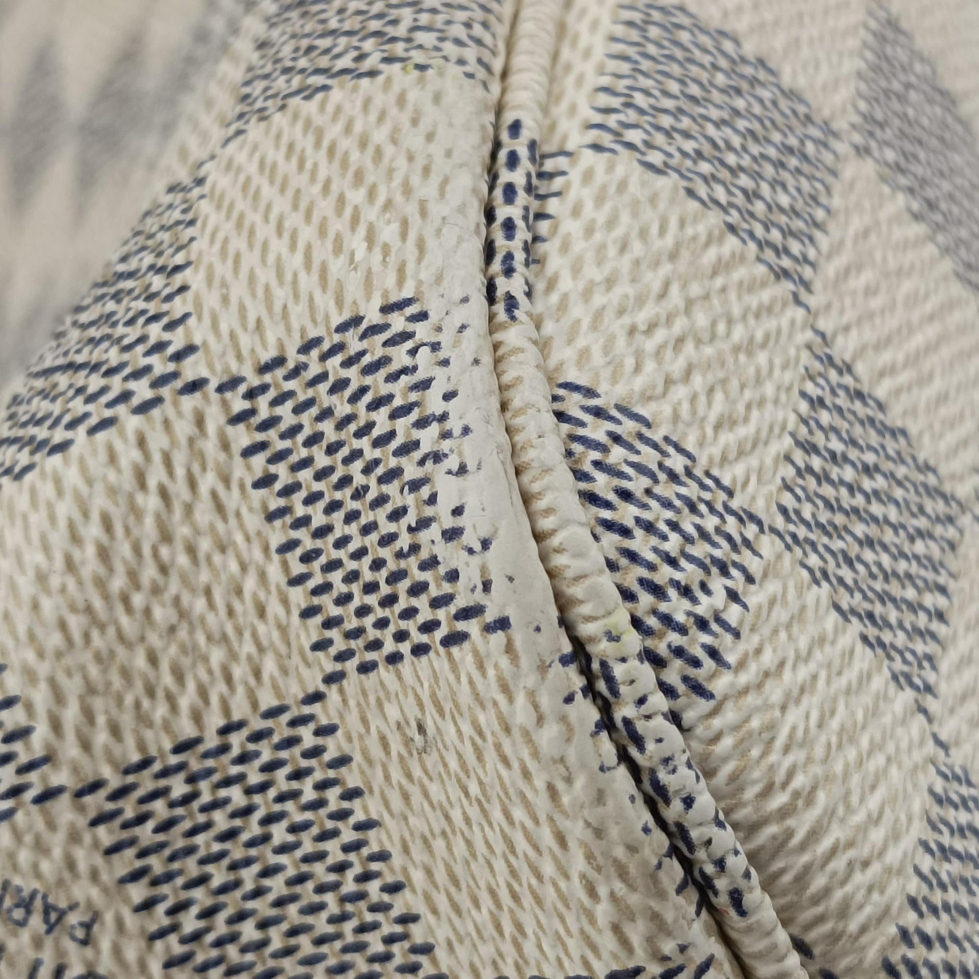 Secondhand Louis Vuitton Neverfull MM Azur Damier Canvas N51107 shoulderbag | stylenewstar
