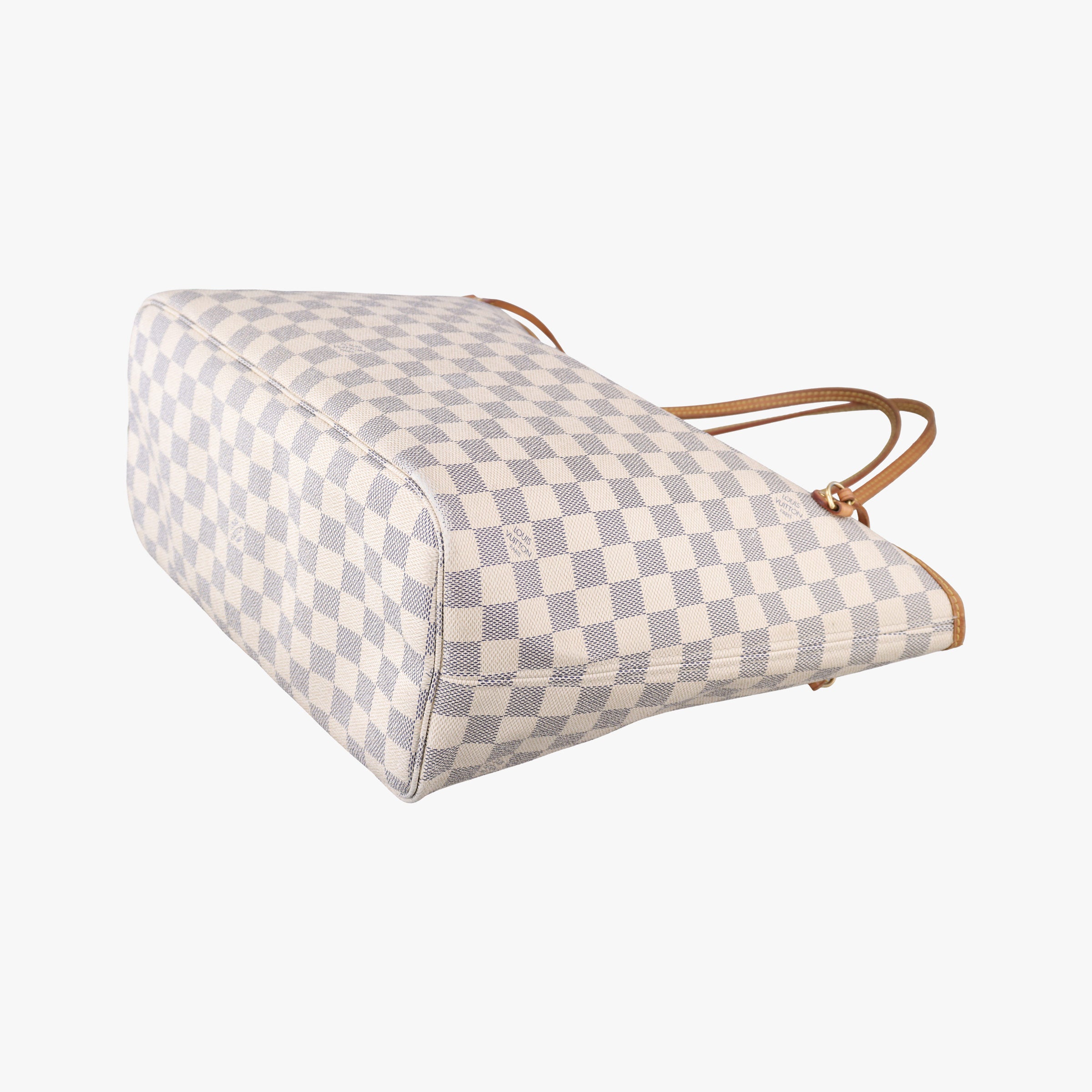 Secondhand Louis Vuitton Neverfull MM Azur Damier Canvas N51107 shoulderbag | stylenewstar