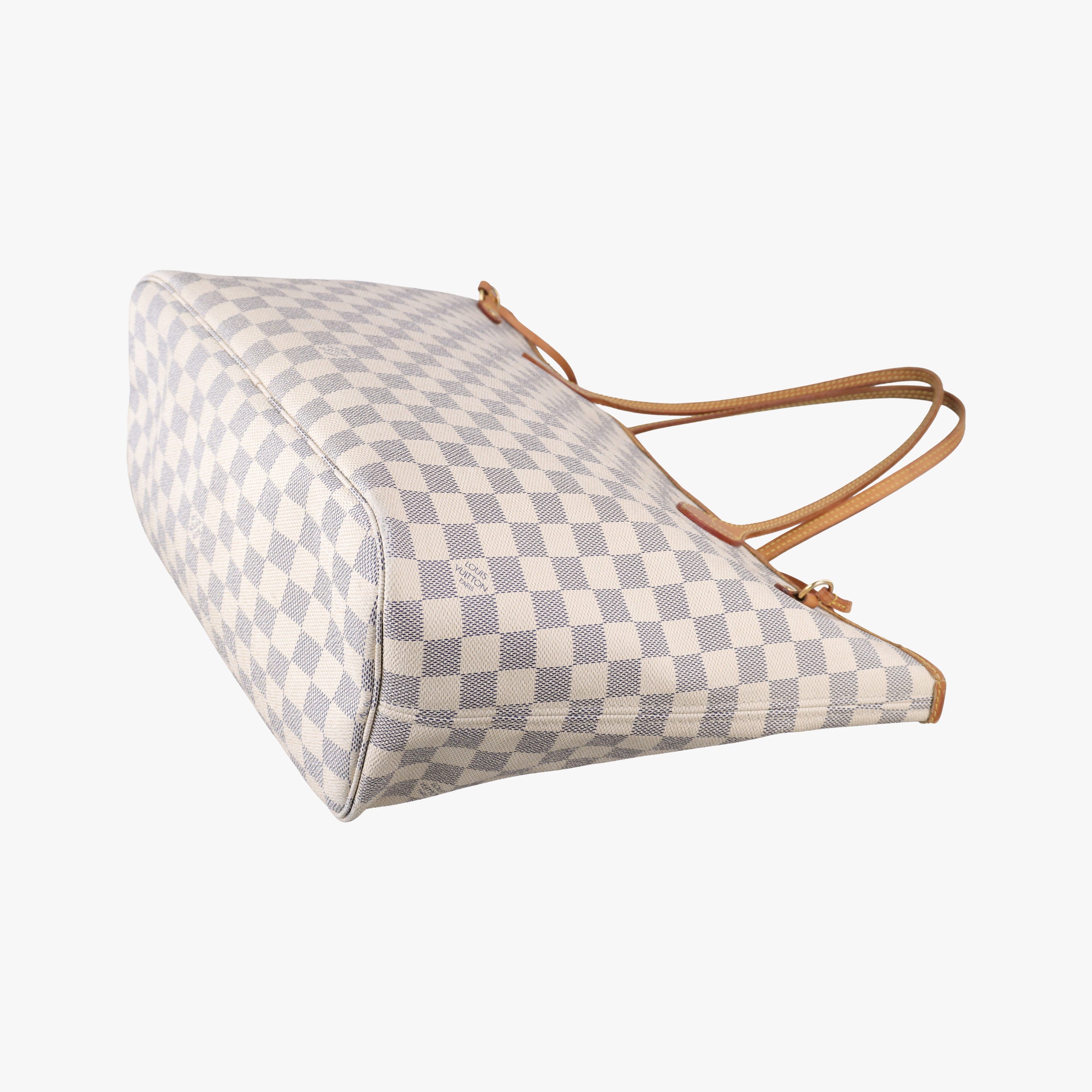 Secondhand Louis Vuitton Neverfull MM Azur Damier Canvas N51107 shoulderbag | stylenewstar