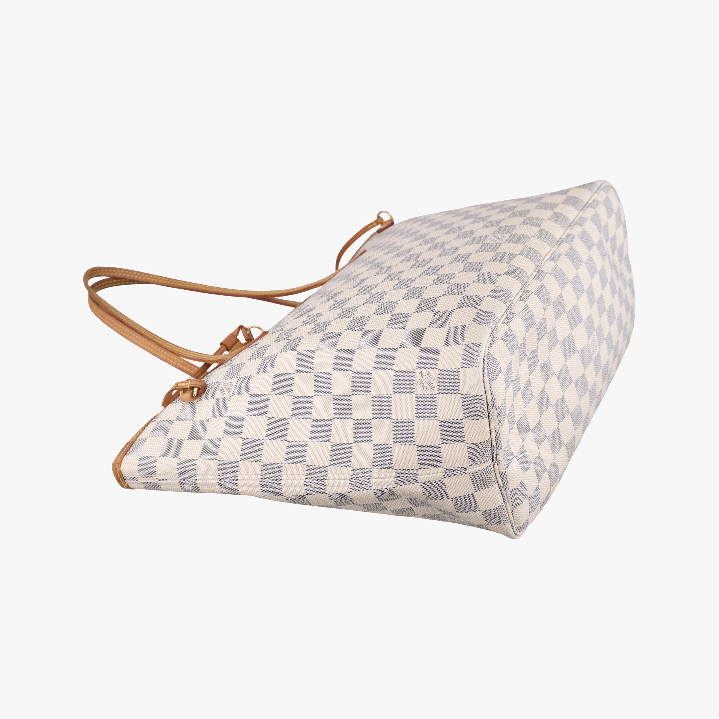 Secondhand Louis Vuitton Neverfull MM Azur Damier Canvas N51107 shoulderbag | stylenewstar