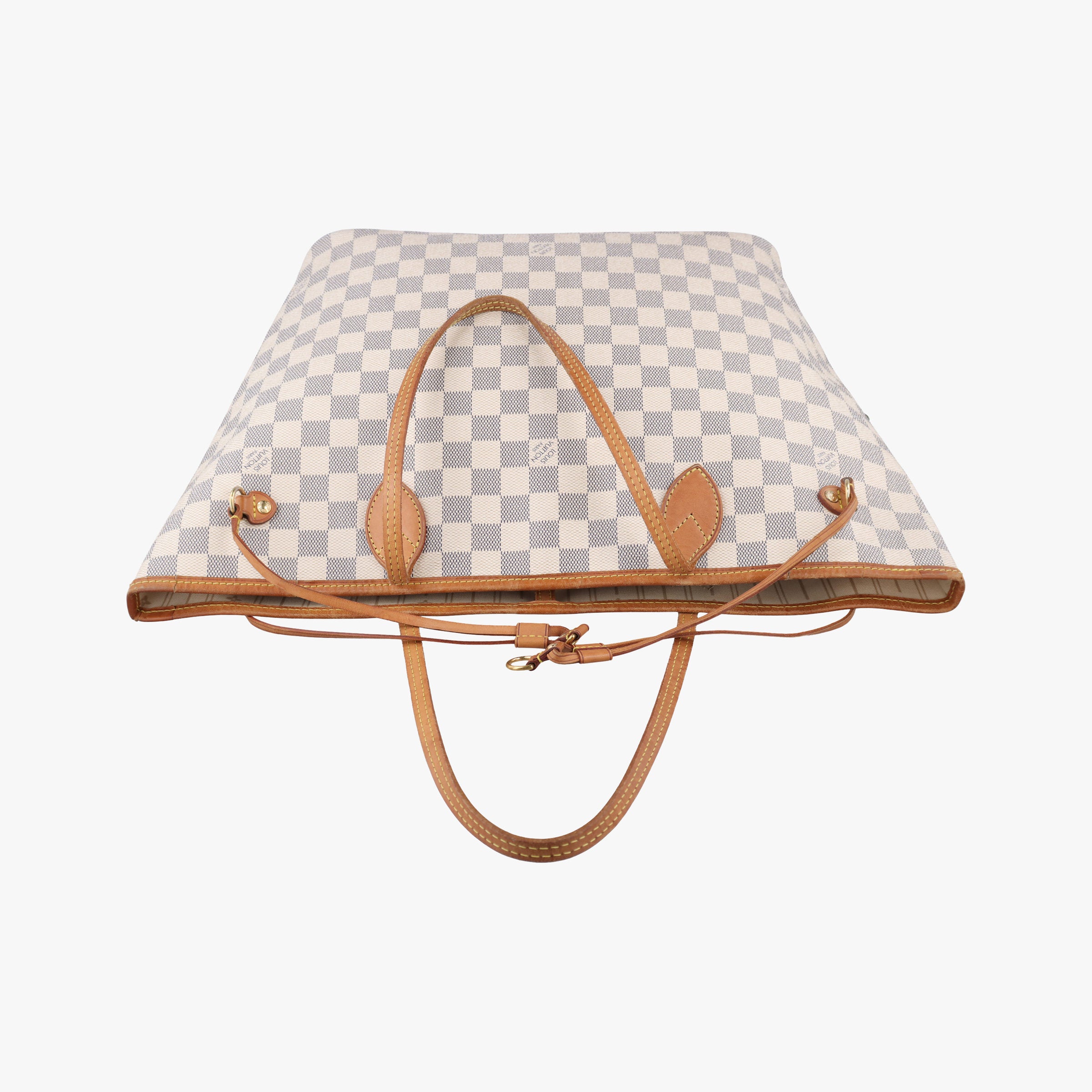 Secondhand Louis Vuitton Neverfull MM Azur Damier Canvas N51107 shoulderbag | stylenewstar