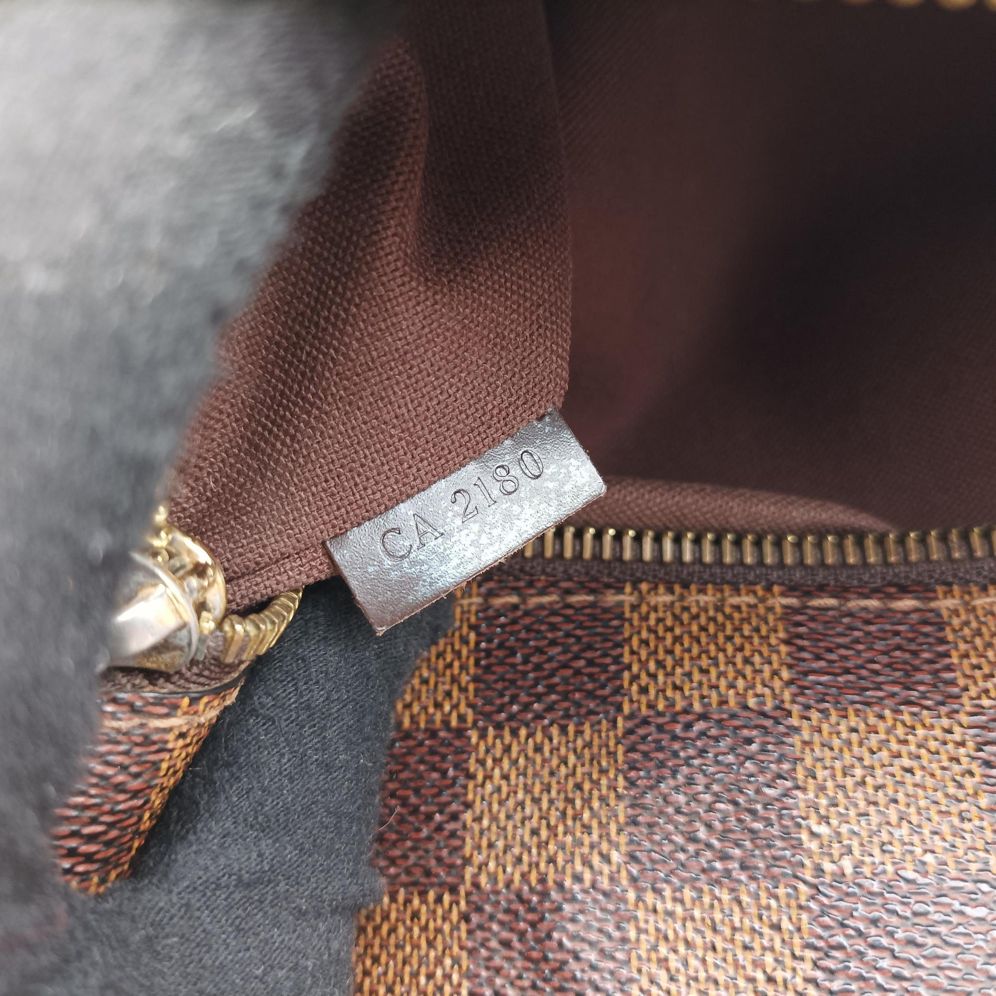 Pre-owned Louis Vuitton BROOKLYN MM EBENE Damier Canvas N51211 shoulderbag | stylenewstar