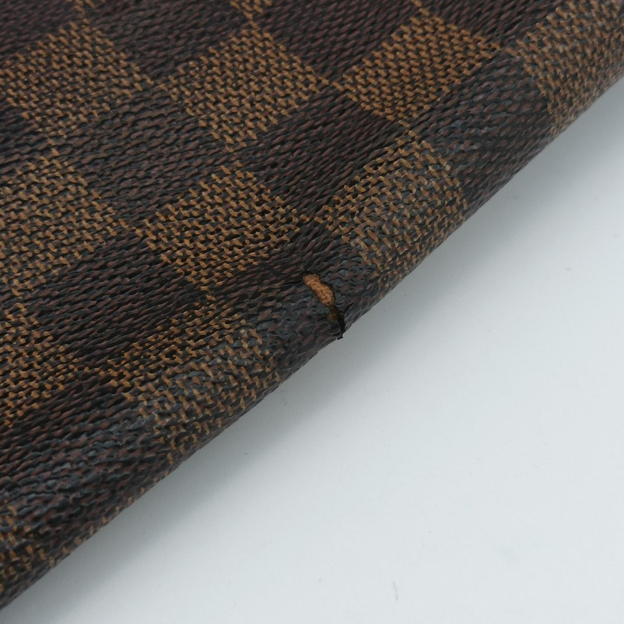 Pre-owned Louis Vuitton BROOKLYN MM EBENE Damier Canvas N51211 shoulderbag | stylenewstar