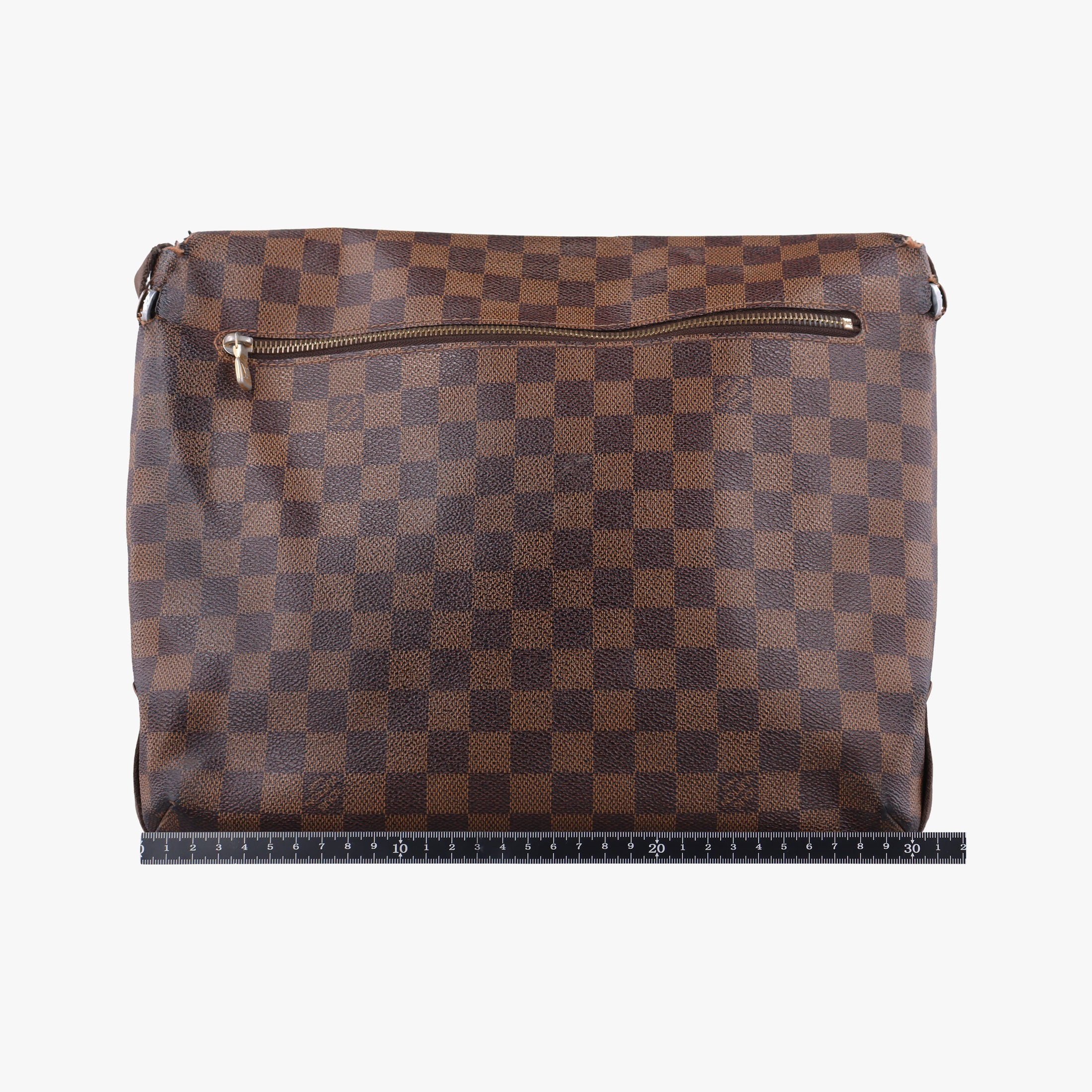 Pre-owned Louis Vuitton BROOKLYN MM EBENE Damier Canvas N51211 shoulderbag | stylenewstar