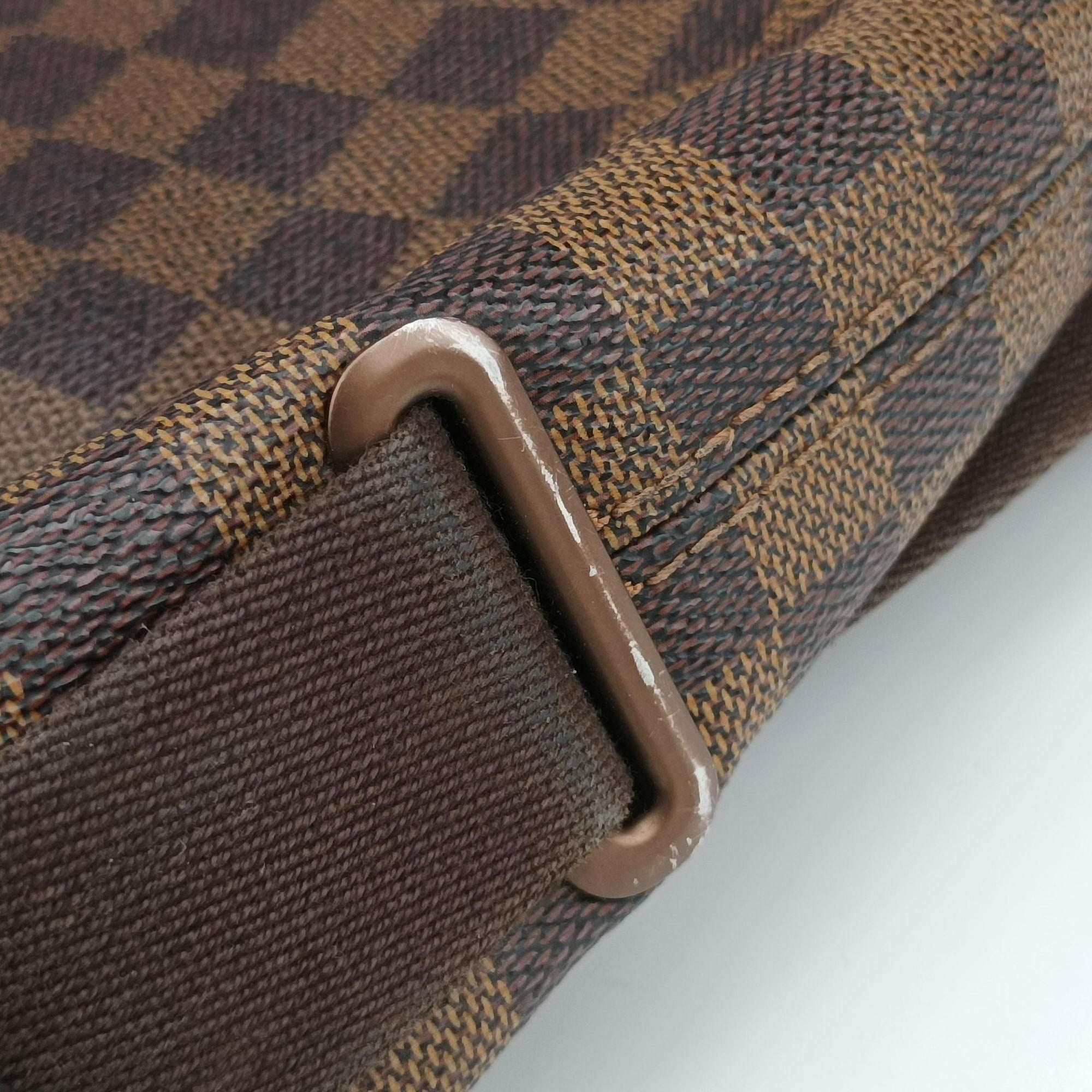 Pre-owned Louis Vuitton BROOKLYN MM EBENE Damier Canvas N51211 shoulderbag | stylenewstar